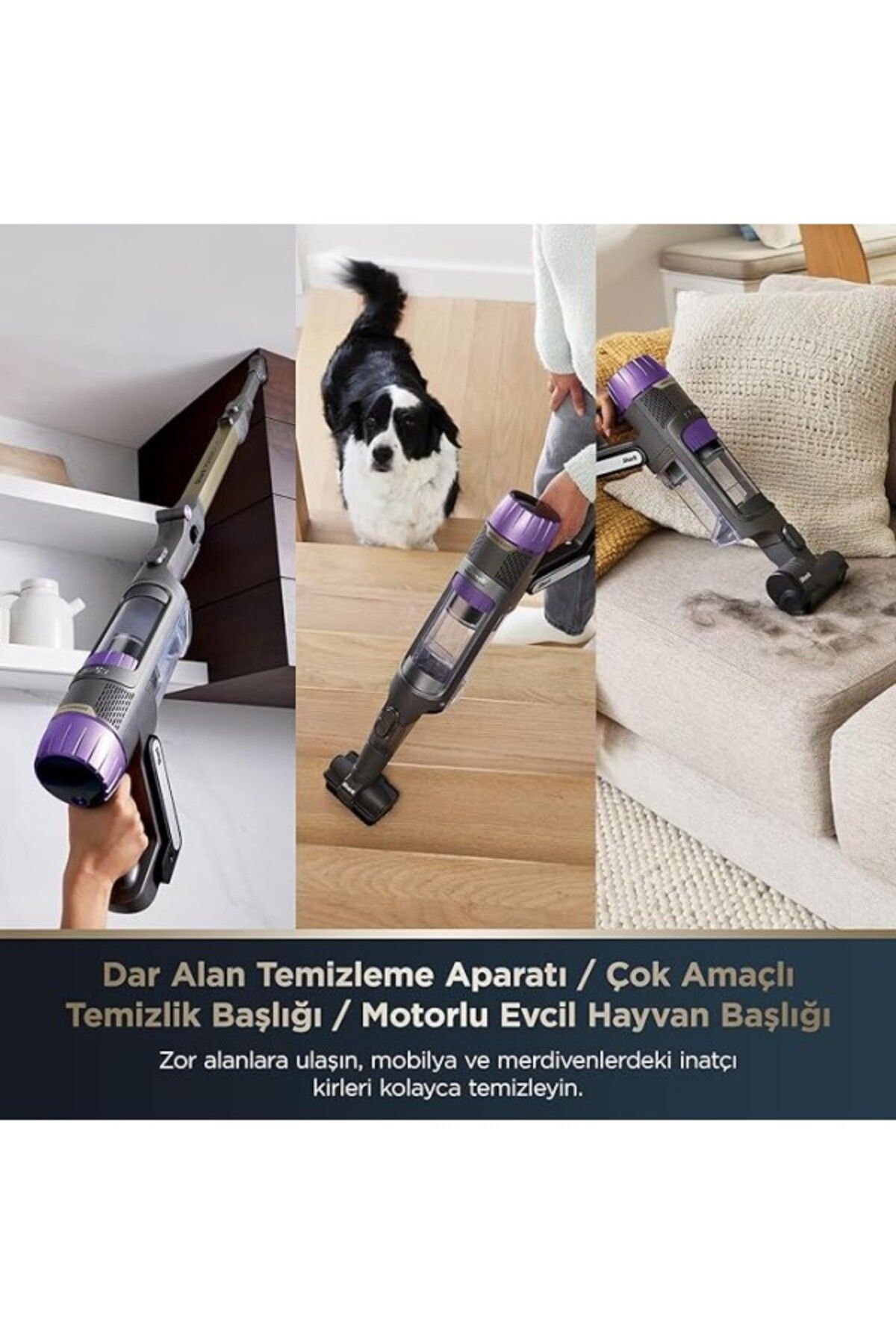 Shark Powerdetect Clean&amp;amp;empty Auto-empty Sistemli Pet Başlıklı Şarjlı Dikey Süpürge Ip3251e - 5