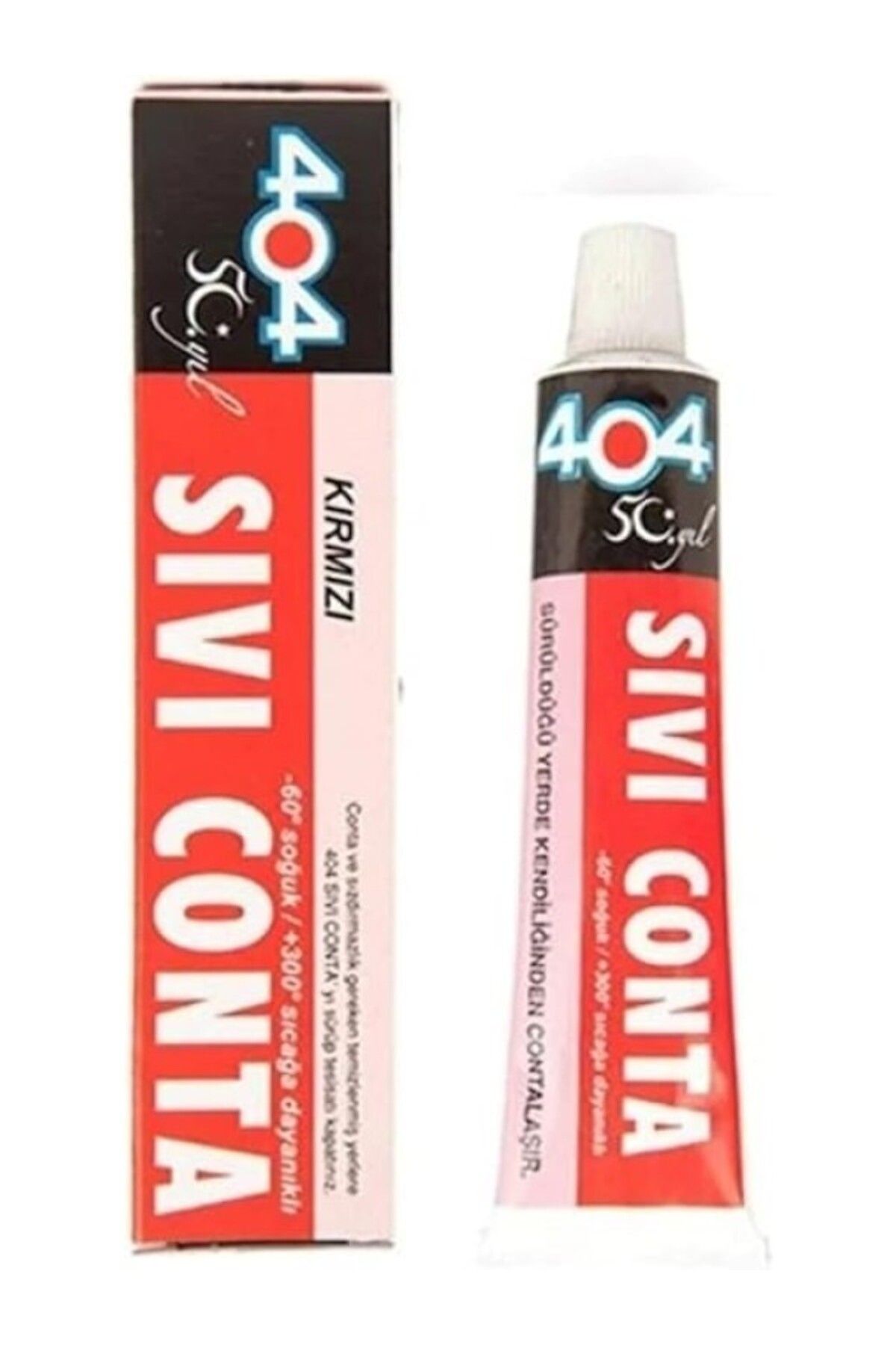 ShopZum 404 Sıvı Conta Kırmızı 45Gr 300°C 404