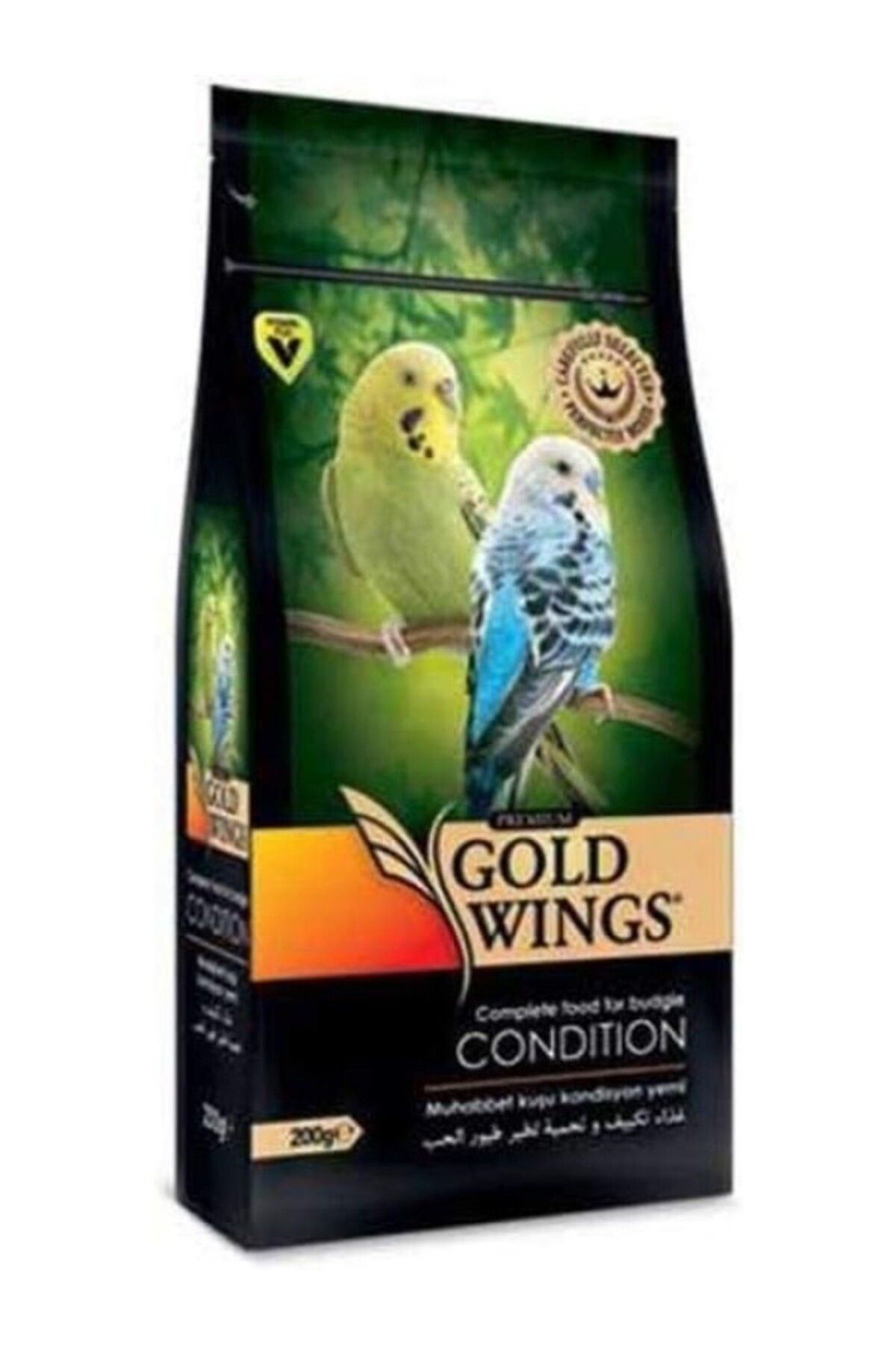 ShopZum Gold Wings Premium Muhabbbet Kondisyon Yemi, 200 G