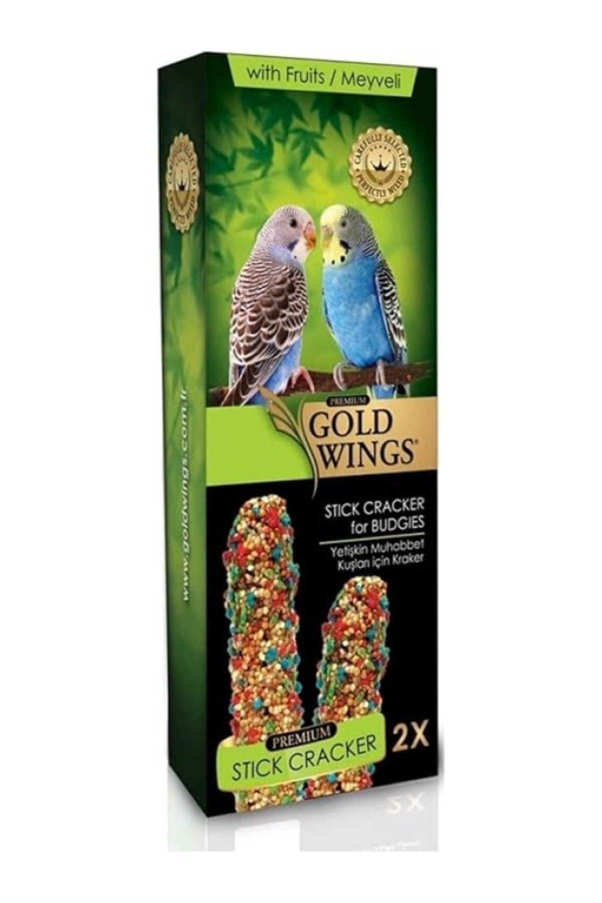 ShopZum Gold Wings Premium Meyveli Muhabbet Krakeri 2 Li