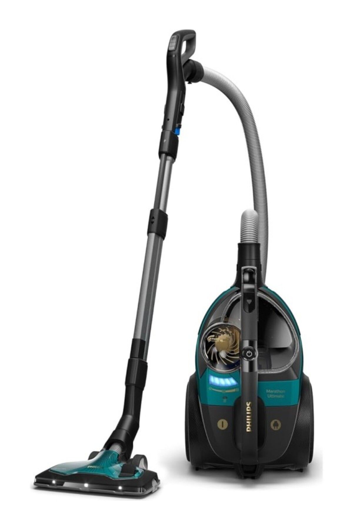 ShopZum Philips Xb9185/07 Triactive Ultra Led Başlık Ve Powercyclone 10 Teknolojisi Ile Premium Toz Torbası