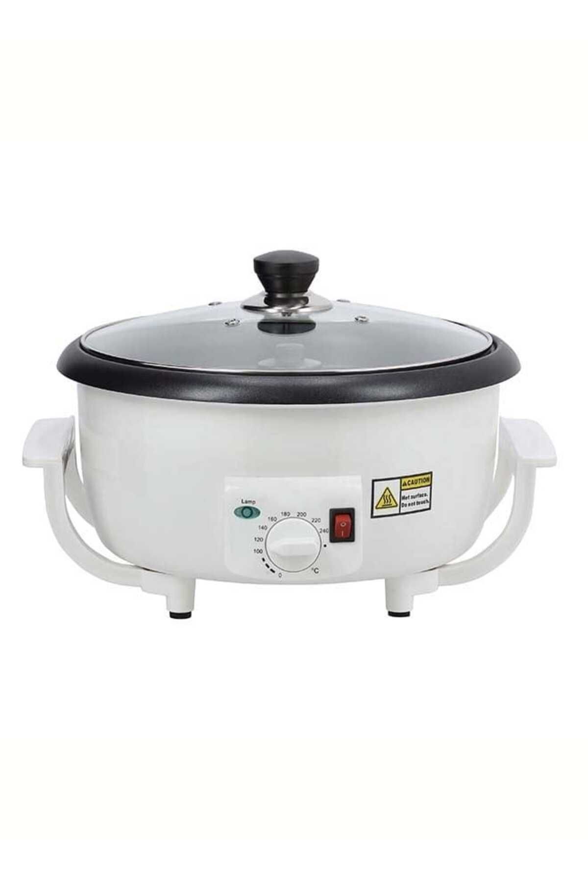 Generic-2 in 1 Electric Coffee Roaster & Popcorn Maker – 1500g Capacity with Timer & Temp Control 1