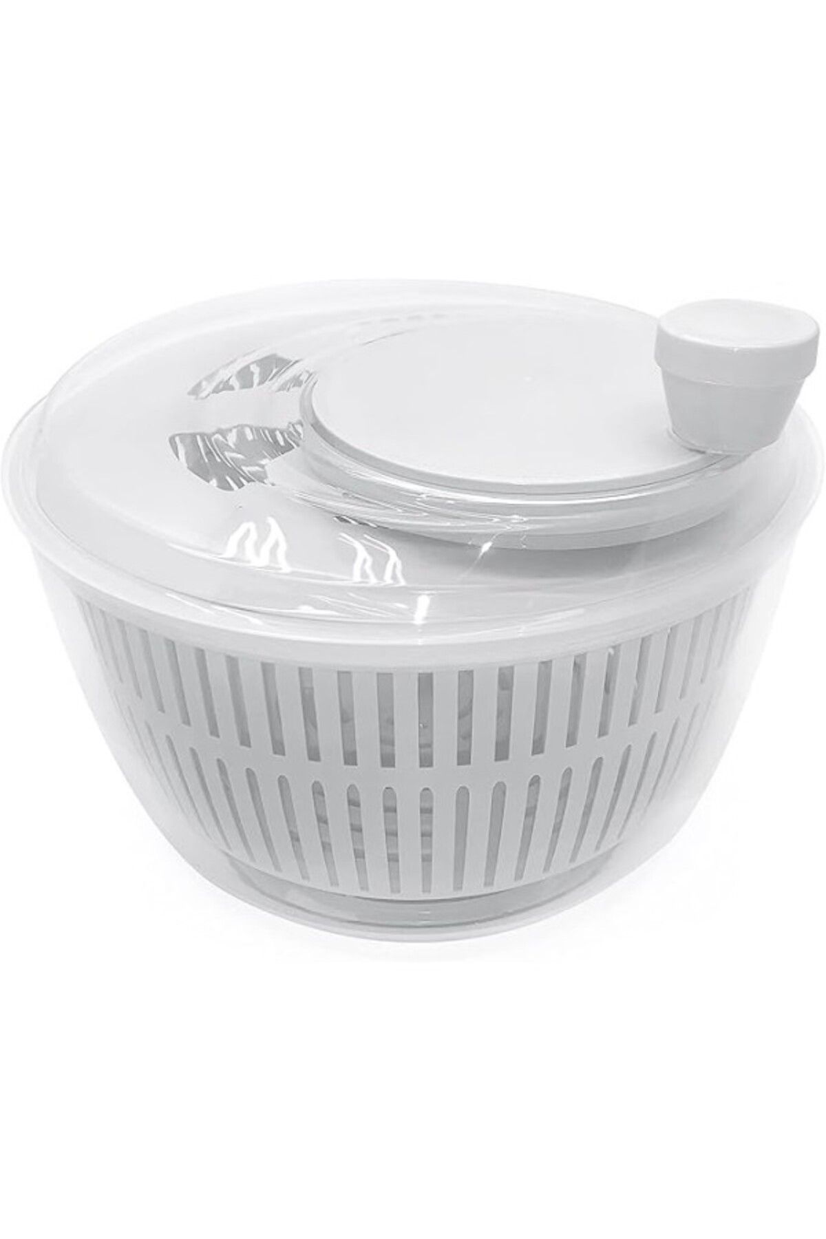 ShopZum Melkan Home Salata Ve Sebze Kurutucu 5 Litre Beyaz Renk