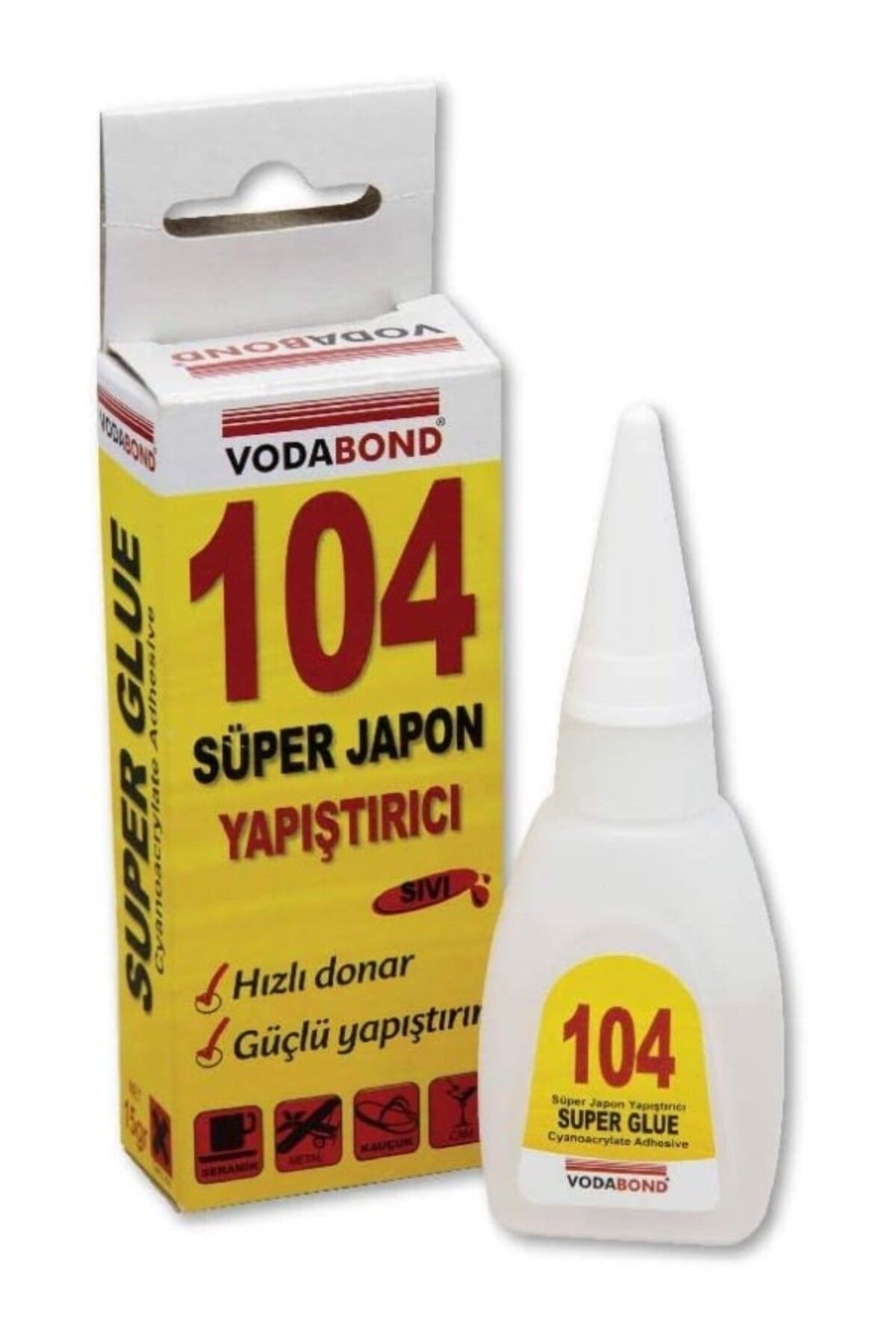 ShopZum Vodabond 104 Japon Yapıştırıcı, Şeffaf