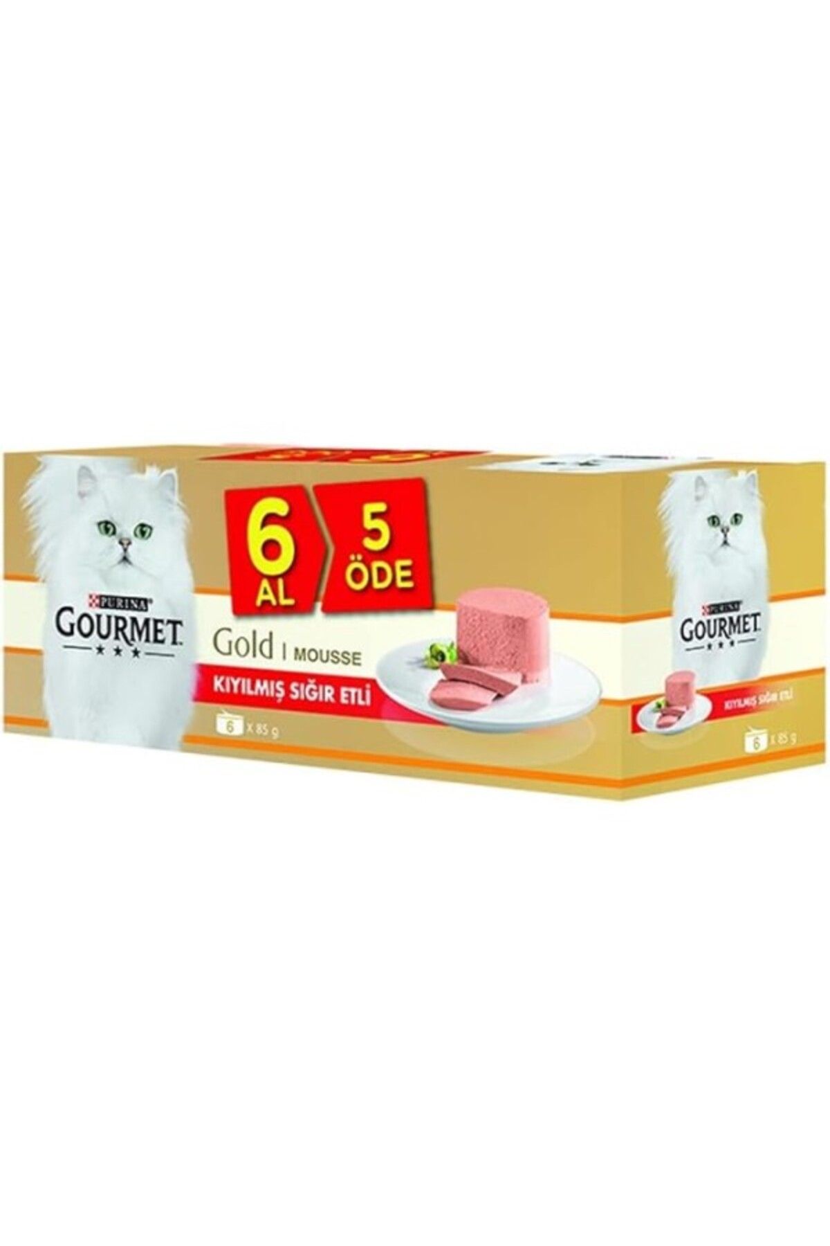 ShopZum Gourmet Gold 6 Al 5 Öde Kıyılmış Sığır Etli