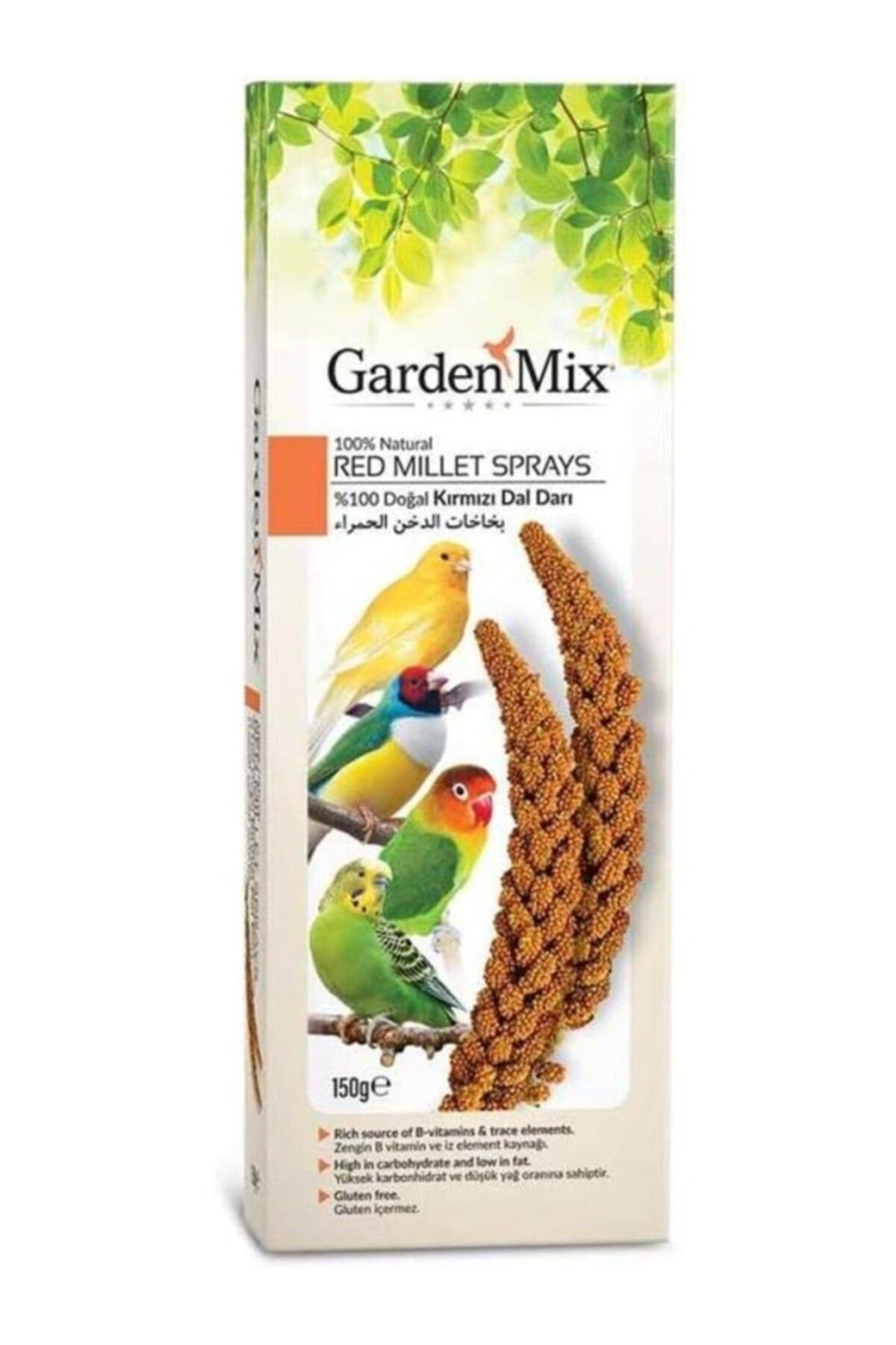 ShopZum Gardenmix Platin Kırmızı Dal Darı