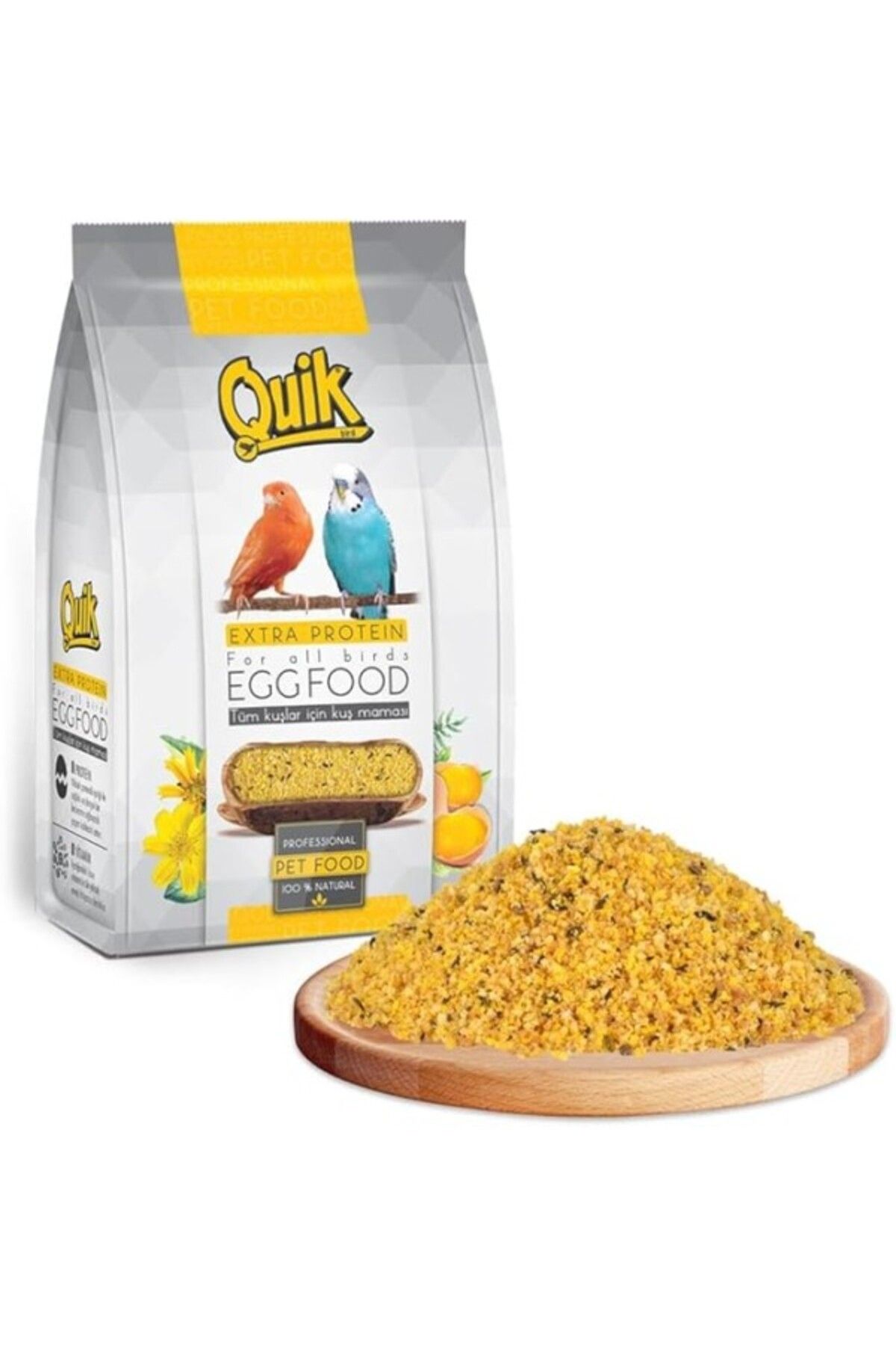 ShopZum Quik Kuş Maması 100 G, Extra Proteinli
