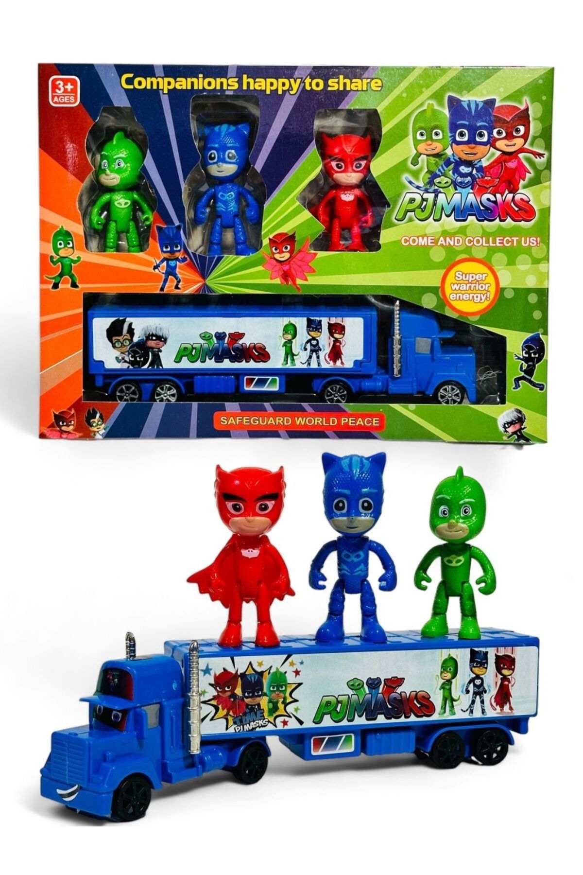ferman's home Pj Masks 3'lü Figür ve Tır