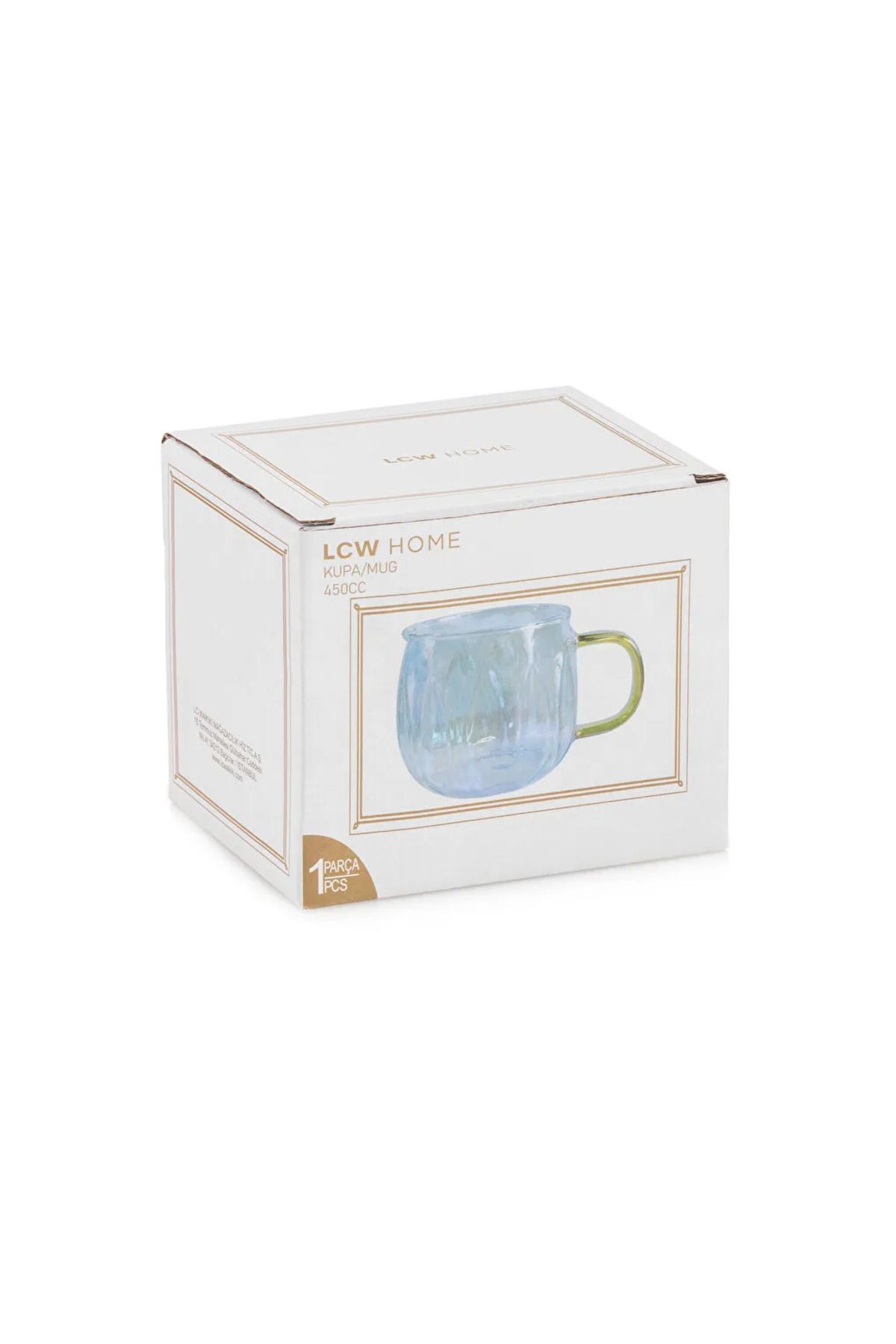 LC Waikiki-Lcw Home Colorless Glass Mug 450 ml 4