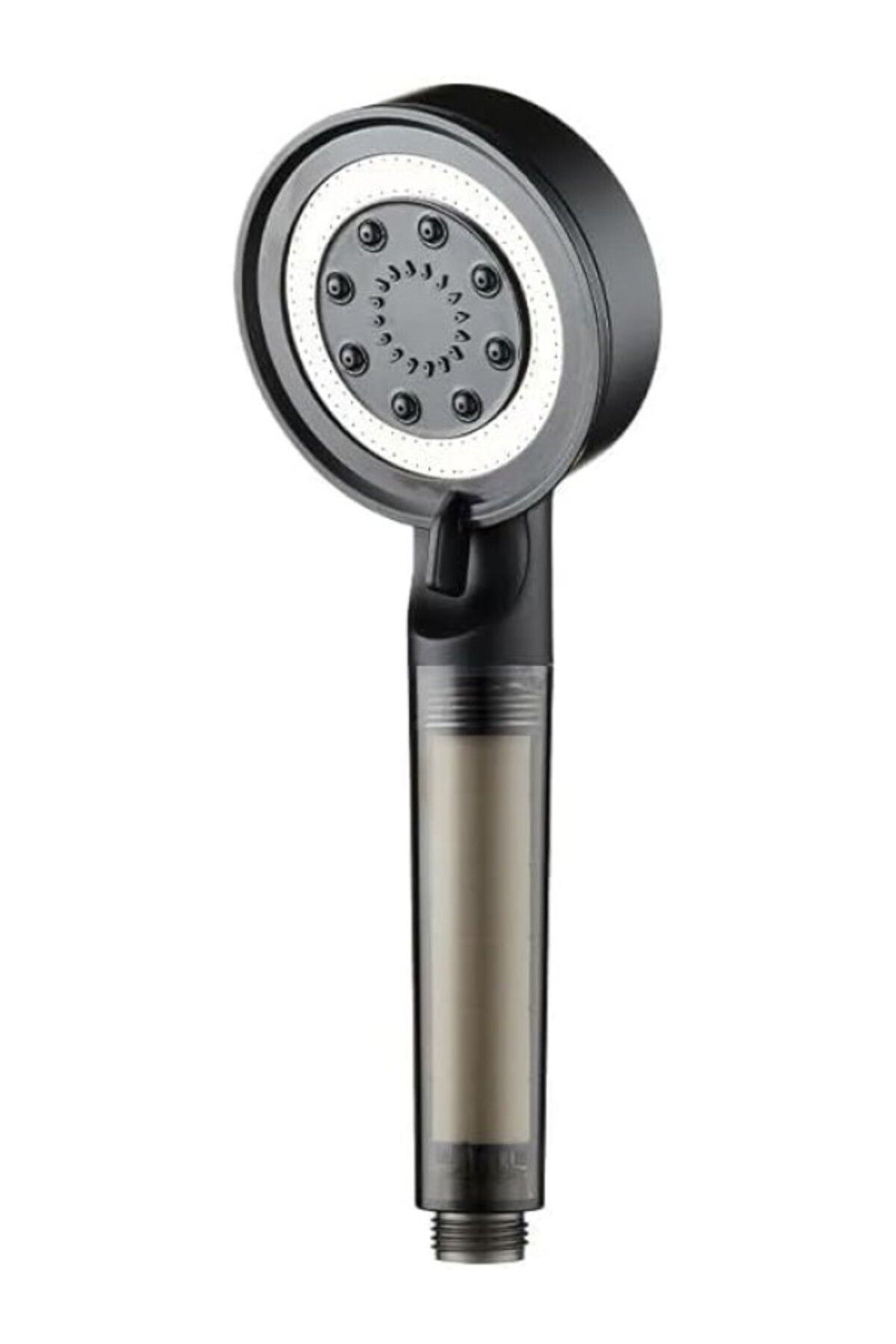 ShopZum Fusty Grandfilter 5 Fonksiyonlu Yüksek Basınçlı Kireç Filtreli Duş Başlığı (Siyah)