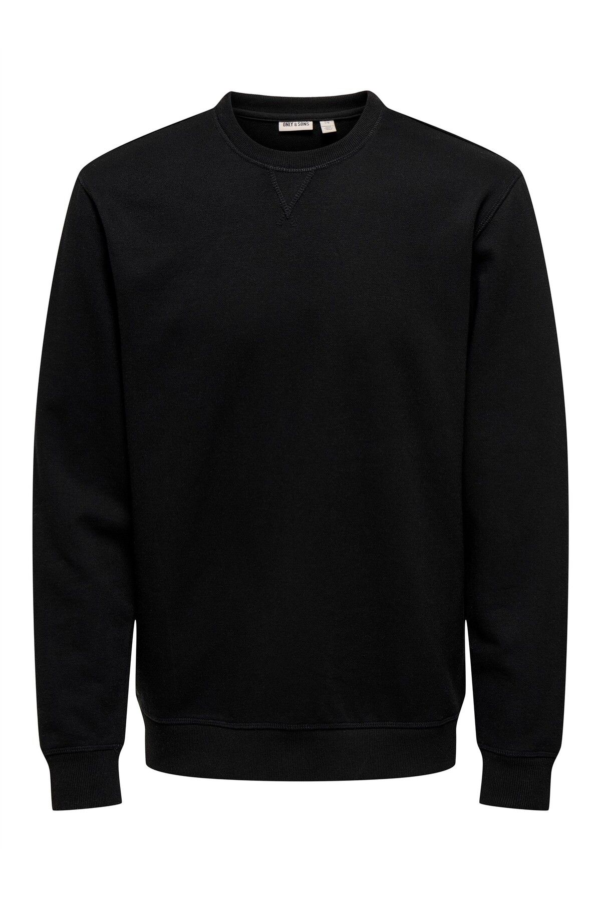 Only & Sons ONSDAVID REG CREW SWEAT Erkek Siyah Sweatshirt - 22031914