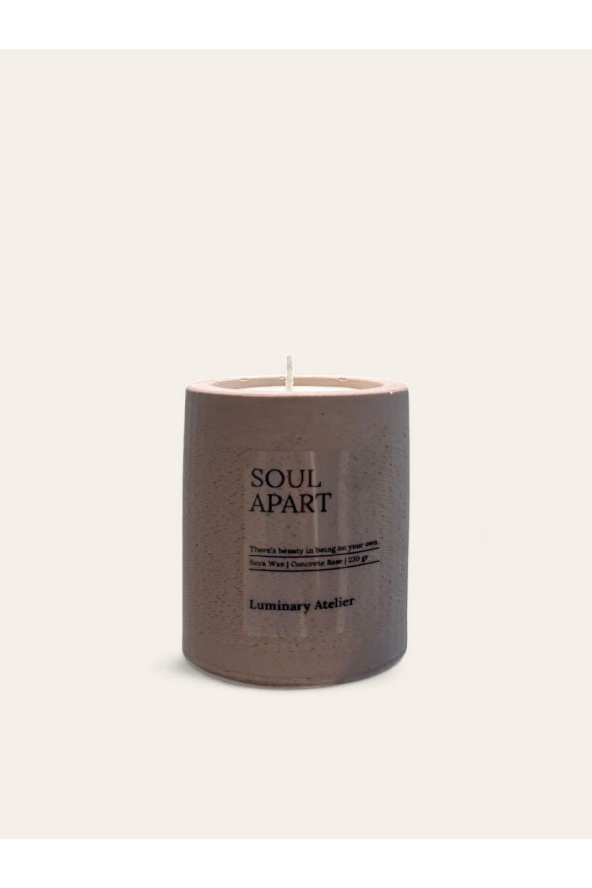 LUMİNARY CANDLE Dekoratif Beton Mum / Kahve Kokulu