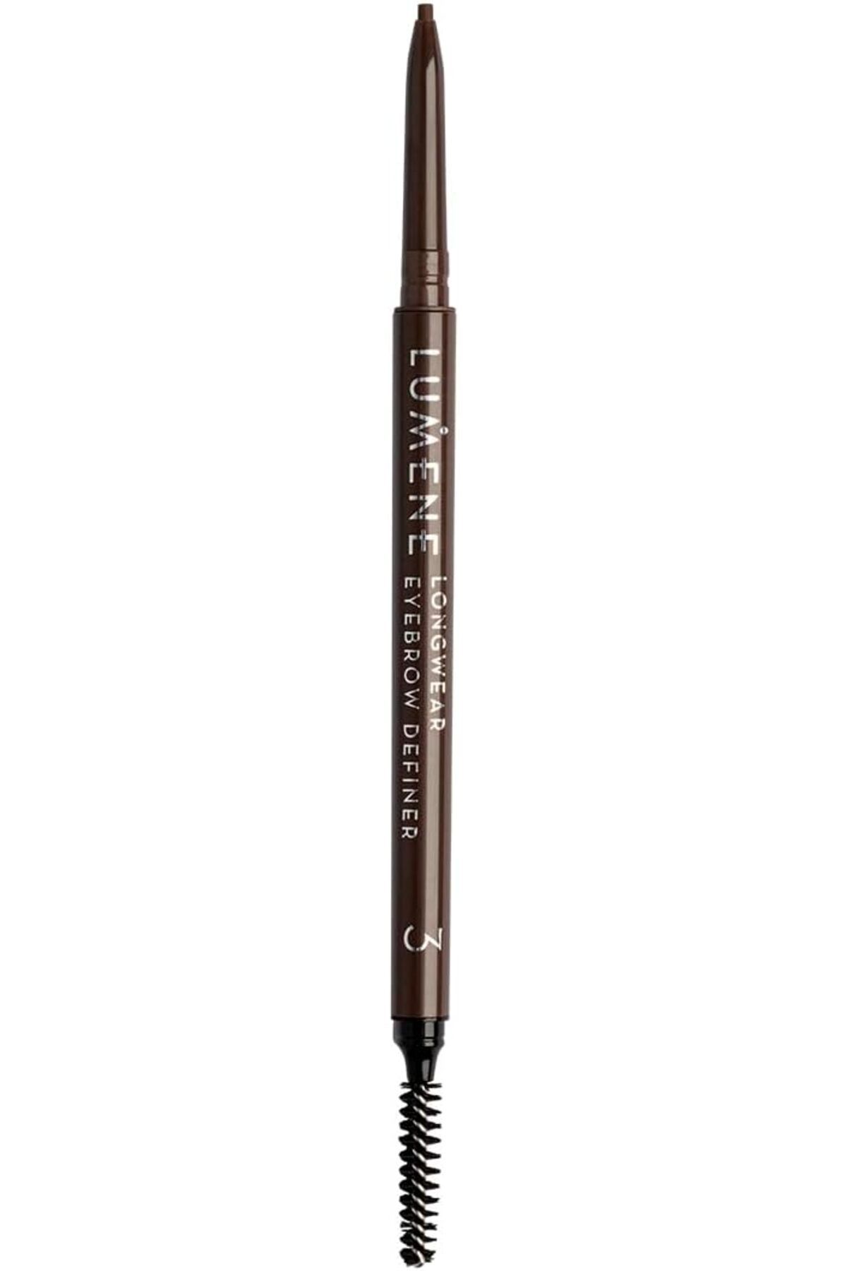 LUMENE Longwear Eyebrow Definer Ultra Ince Uçlu Kalıcı Kaş Kalemi Ash Brown