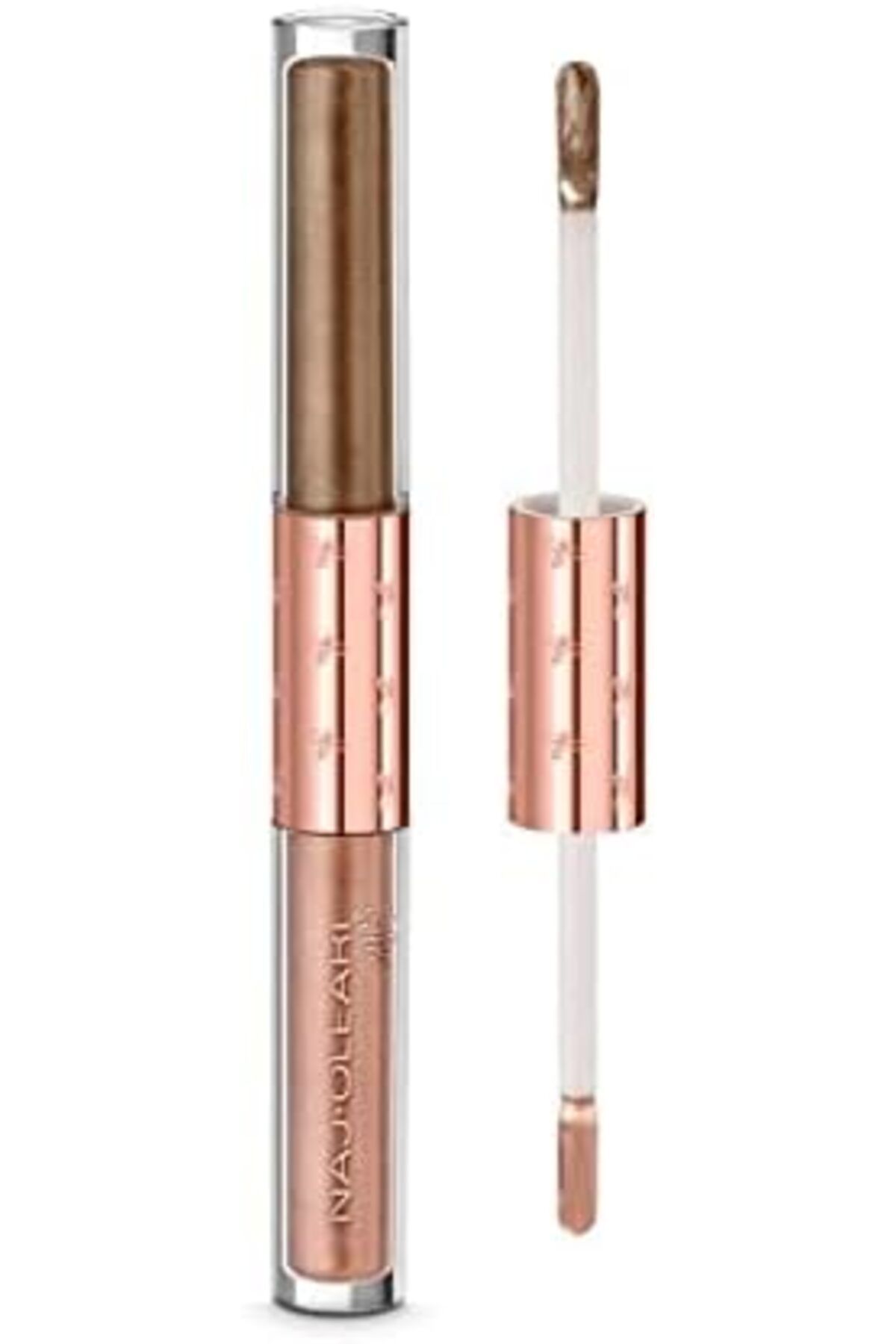NAJ OLEARI Shiny Duo 03 Parlak Bitişli İki Renkli Likit Göz Farı