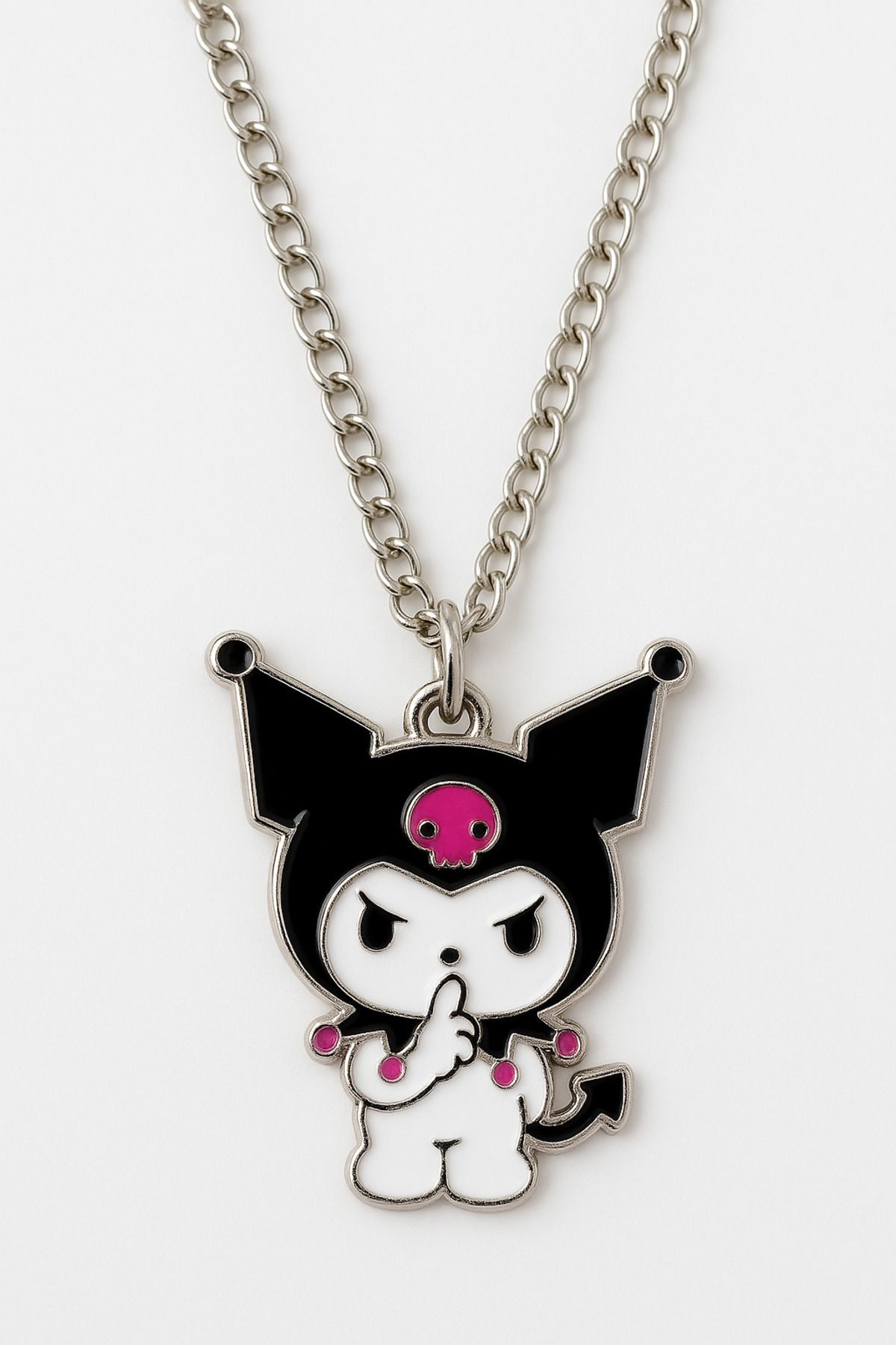 MakeWell Kuromi Hello Kity My Melody Tasarımlı Zincirli Çocuk Kolyeleri