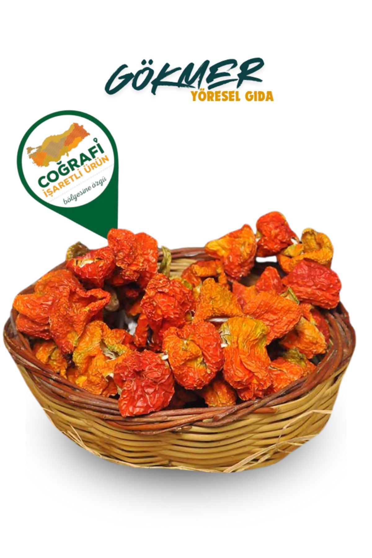 GÖKMER GIDA Dolmalık Antep Biber Kurusu 45-50 ADET