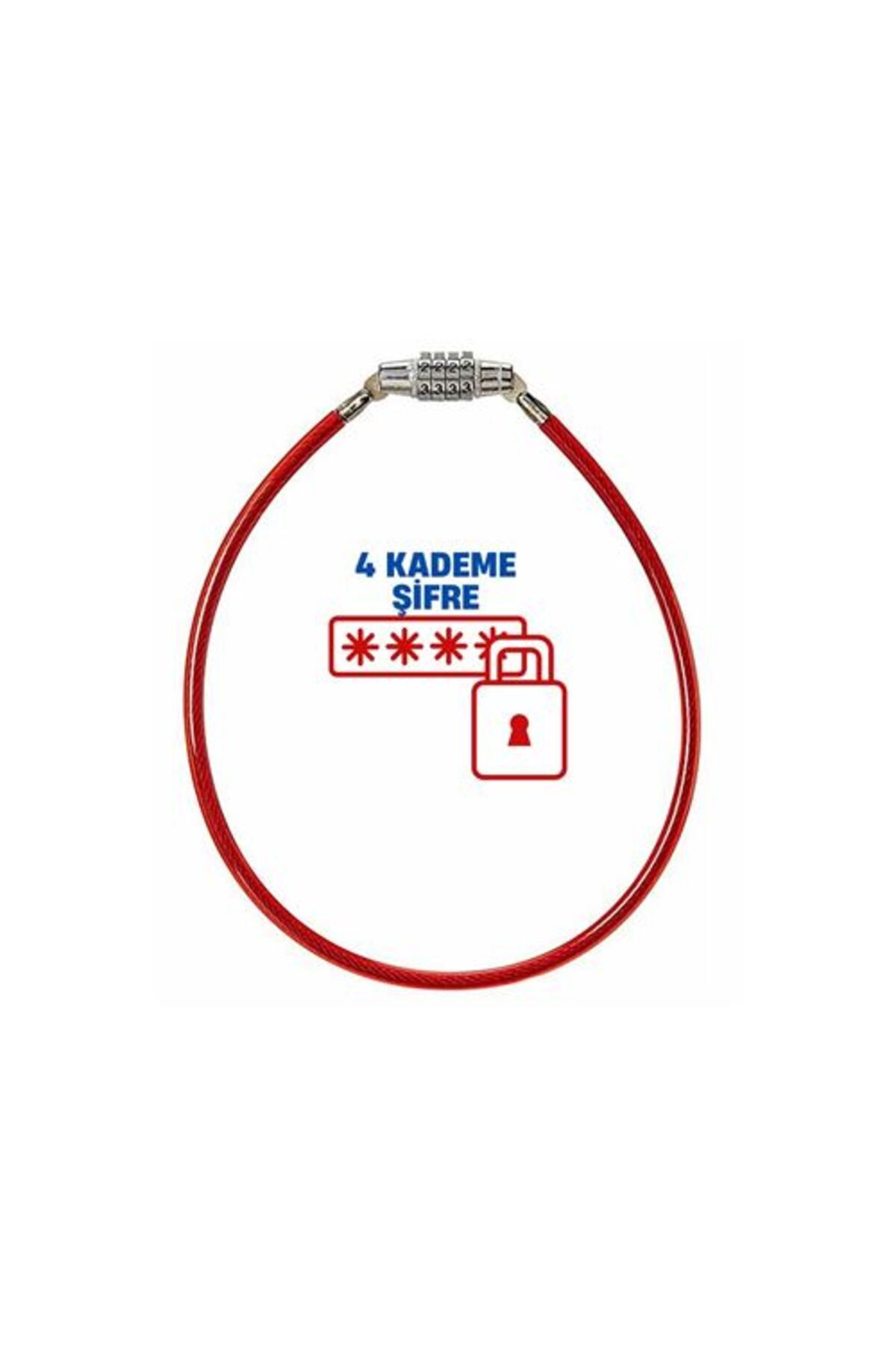 Kanonik Education 4 Kademe Şifreli 50 cm Bisiklet Kilidi