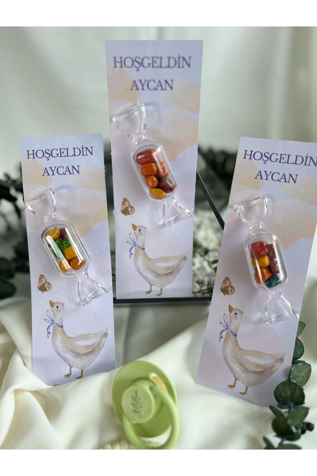 CEA Hoşgeldin Bebek Temalı Şekerli Mevlüt Kartı (15 ADET)