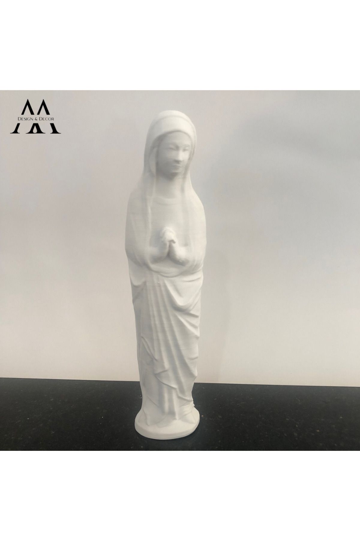 SerenityHaven Meryem Ana Heykeli 20 cm Beyaz