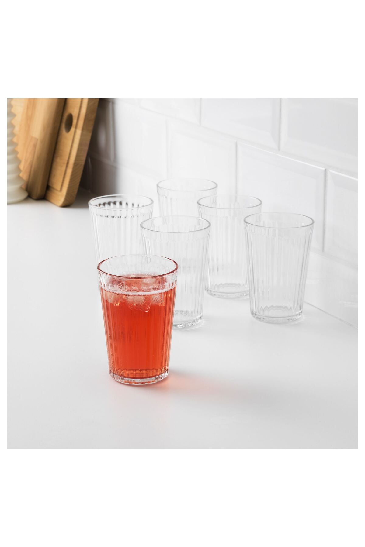 IKEA Kaliteli Bardak Seti 310 ml Yükseklik: 11 Cm Cam 6 Adet