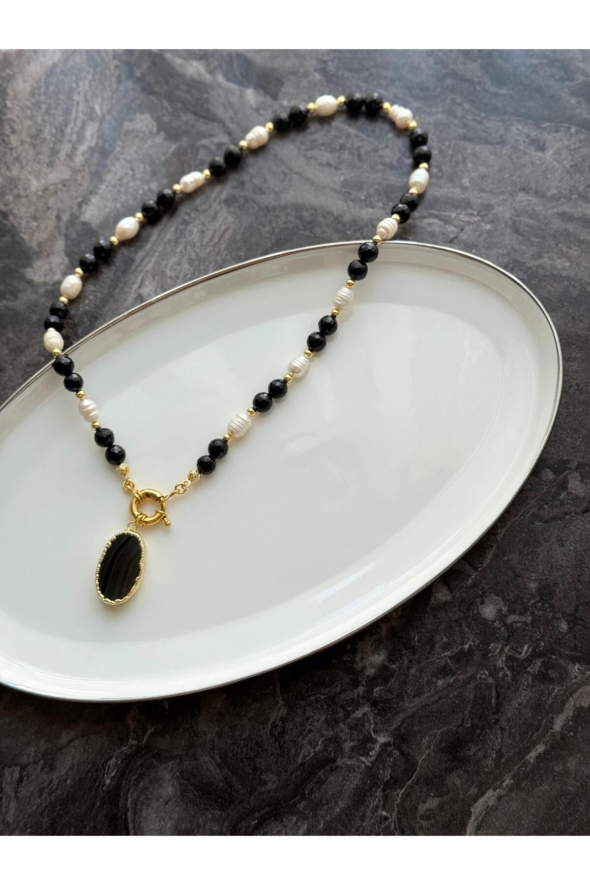 Nera Accessories Doğal Taş Kolye