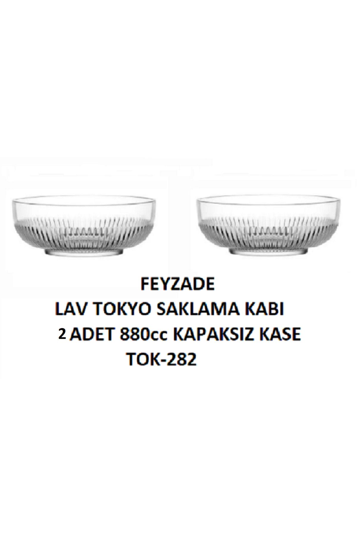 LAV FEYZADE TOKYO SAKLAMA KABI 2 ADET 880cc KAPAKSIZ KASE