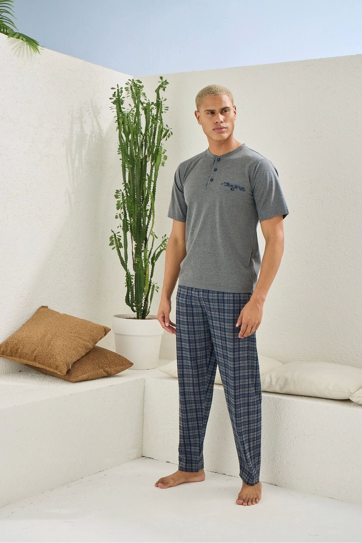 Beruflic Lavinya 2118 Midi Yaka Pijama Takım