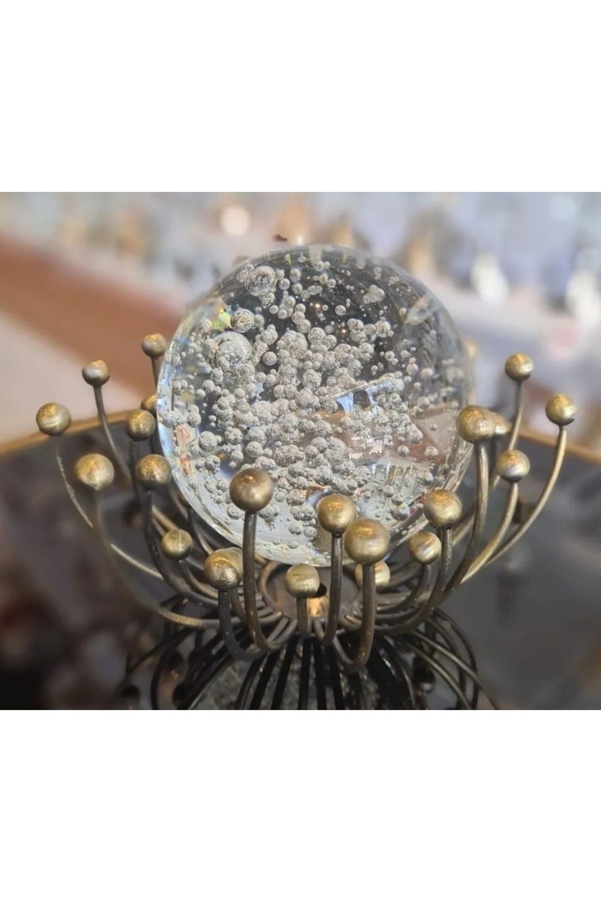 SerenityHaven Dekoratif rose gold top eskitme