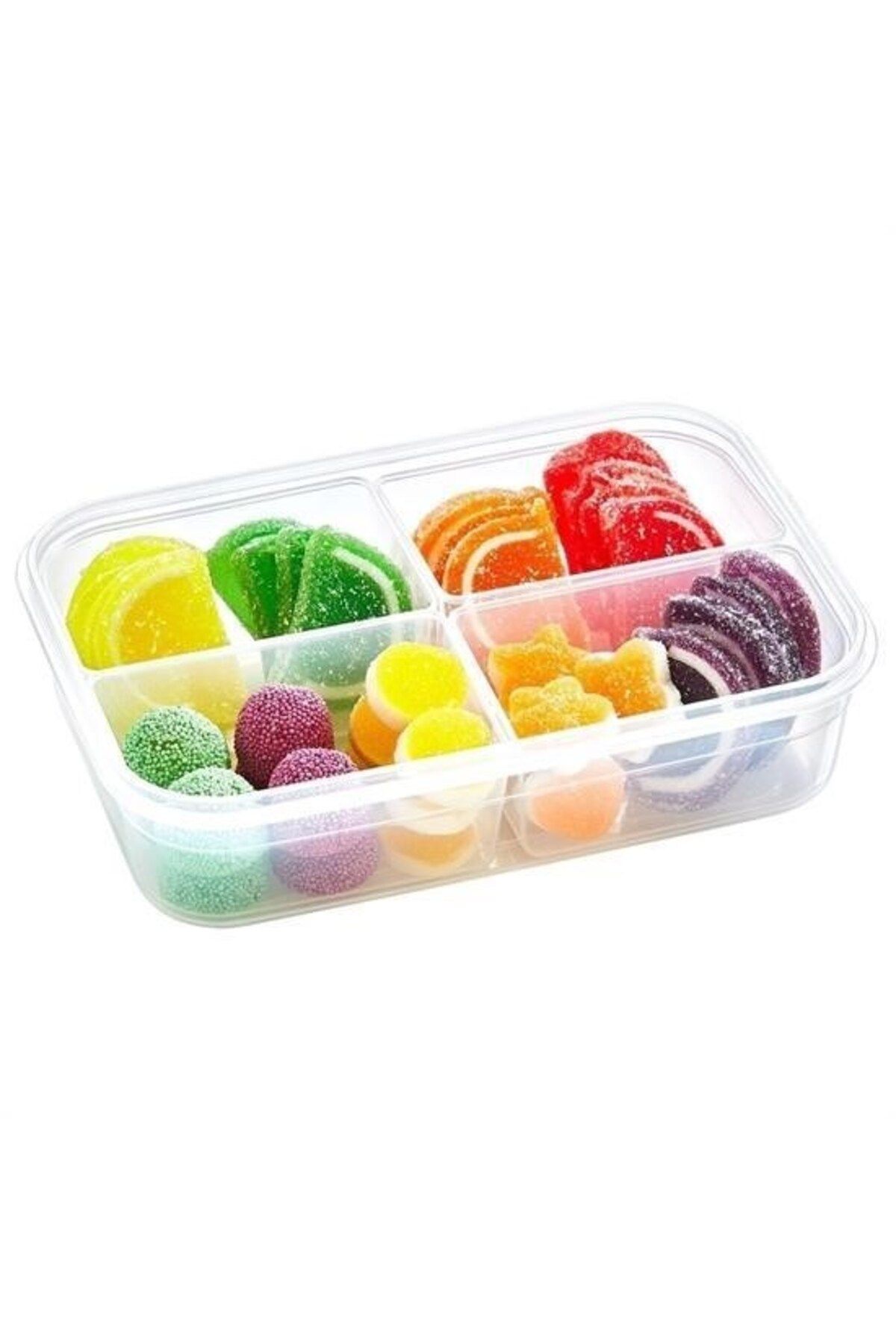 Skygo-BUFFER® 1 Liter Food Storage Container with 4 Compartments, Leak-Proof Seal and Lockable Lid -LC520 2