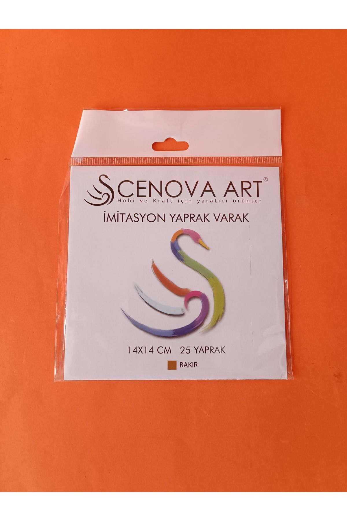 Cenova Art Yaprak Varak 25 Li Paket Bakır Bronz