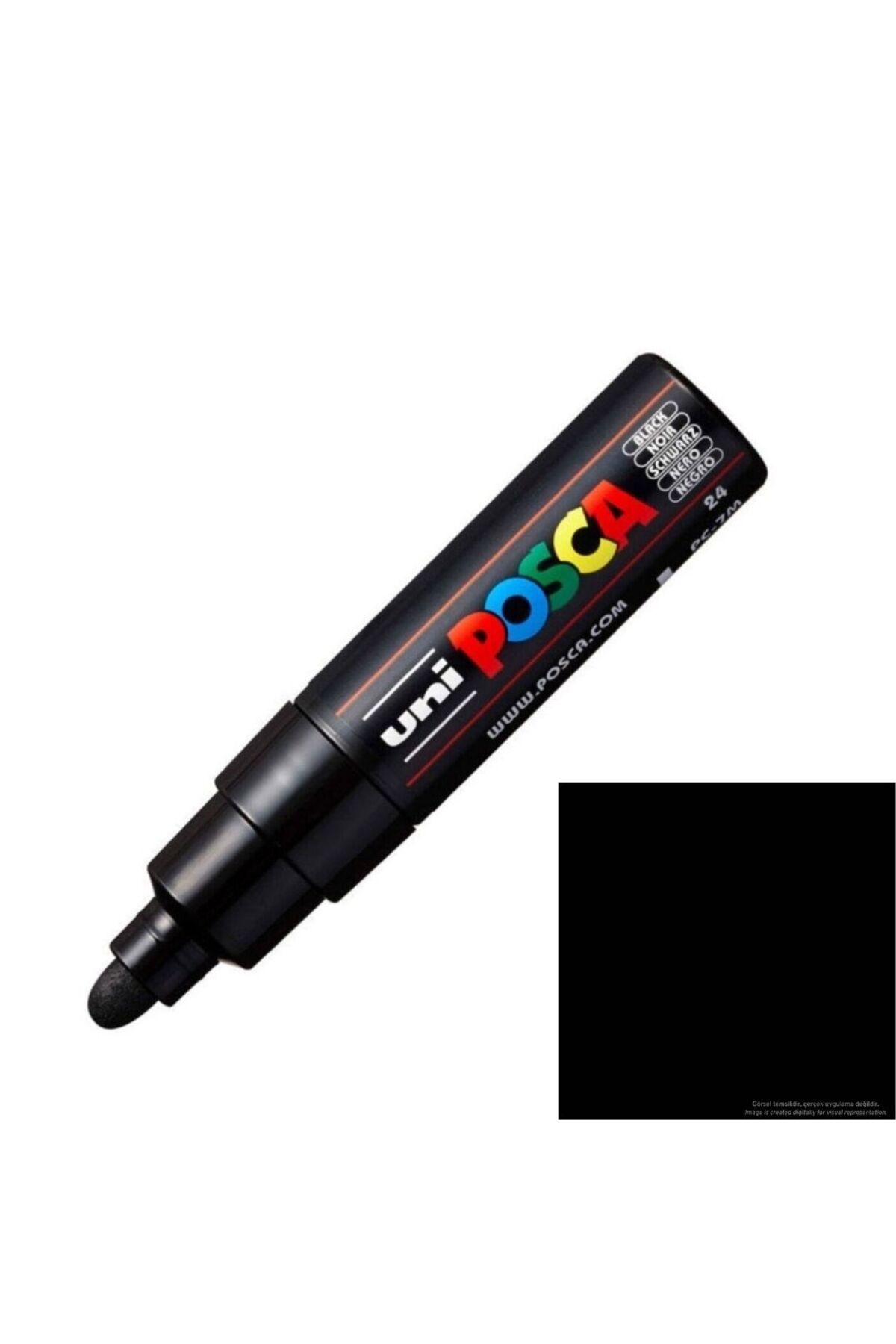 Uni Posca Akrilik Marker 4.5-5.5 Mm Siyah