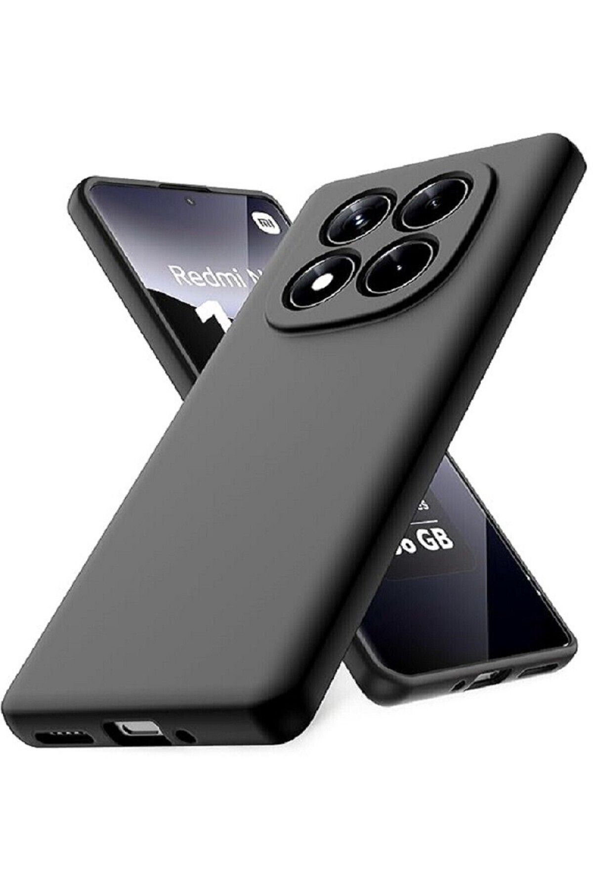 Leybaks Xiaomi Redmi Note 14 Pro uyumlu Kılıf içi Kadife Dayanıklı Kaymaz Silikon Kılıf