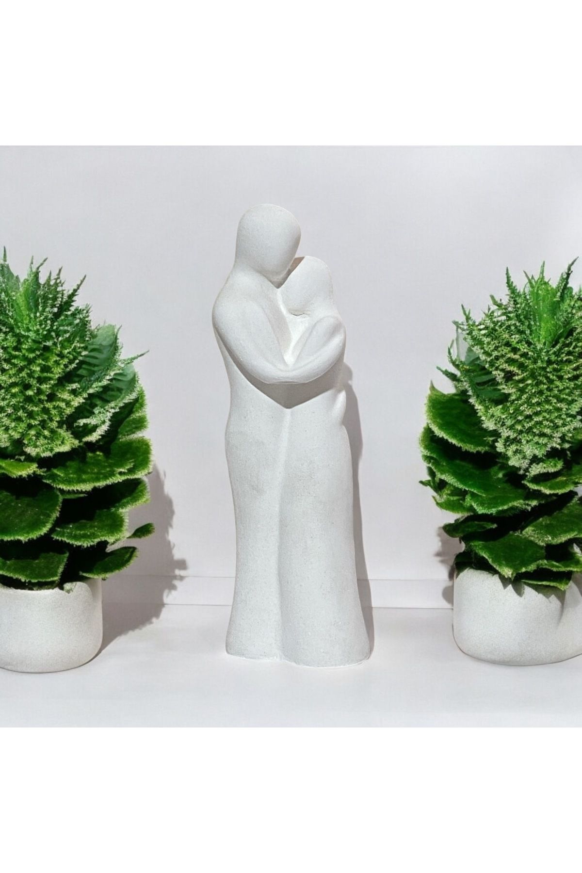 SerenityHaven Aile Portreleri Dekoratif Obje Biblo Heykel Dekorasyon