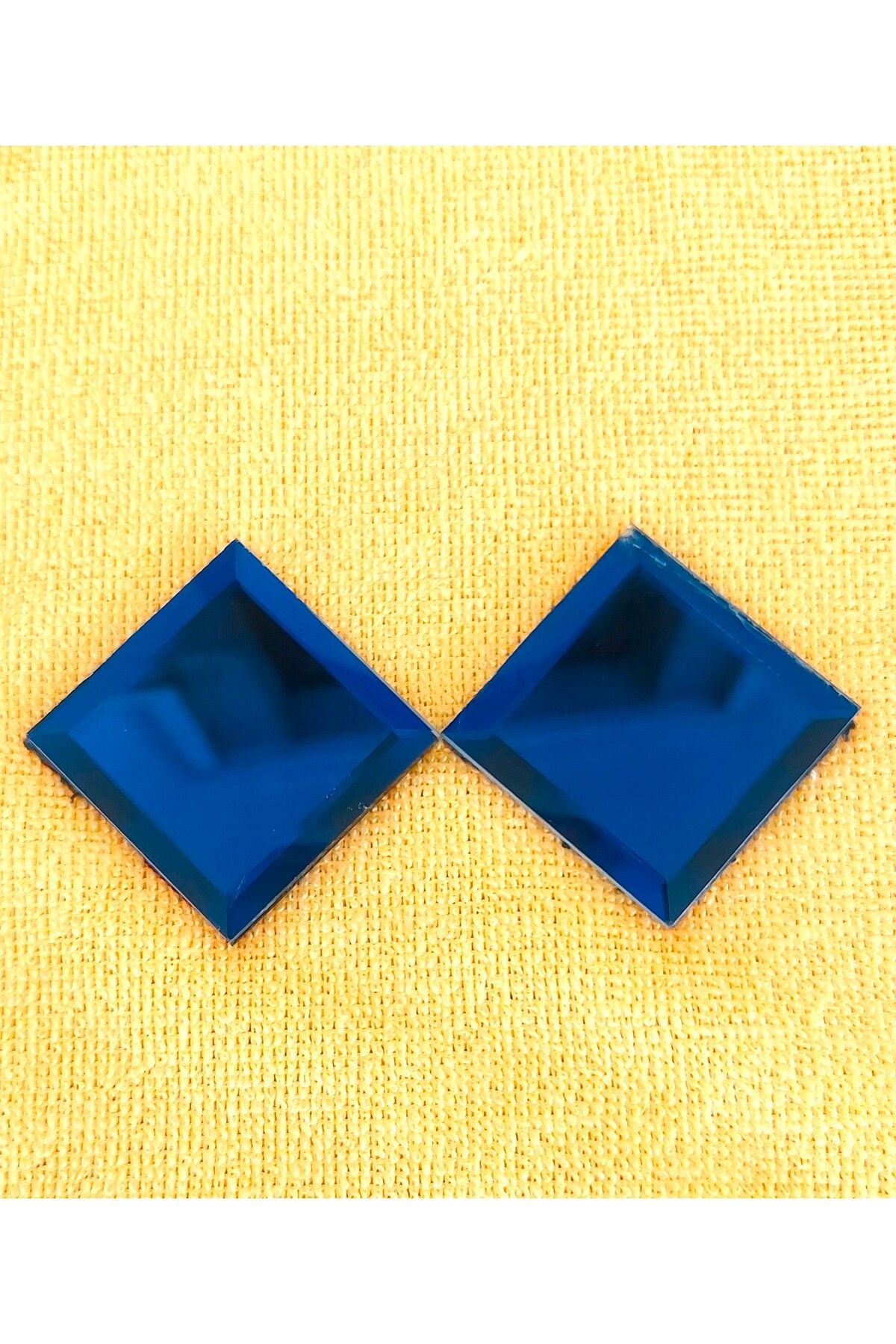 ea-br6 50 ADET 5x5 cm K.MAVİ BİZOTELİ GERÇEK AYNA YAPIŞKANLI
