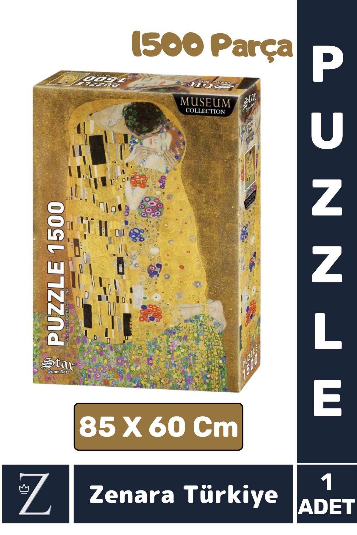 Zenara Eğlenceli Eğitici El Göz Görsel Algı Hafıza Beceri Geliştirici 1500 Parça PUZZLE ÖPÜCÜK