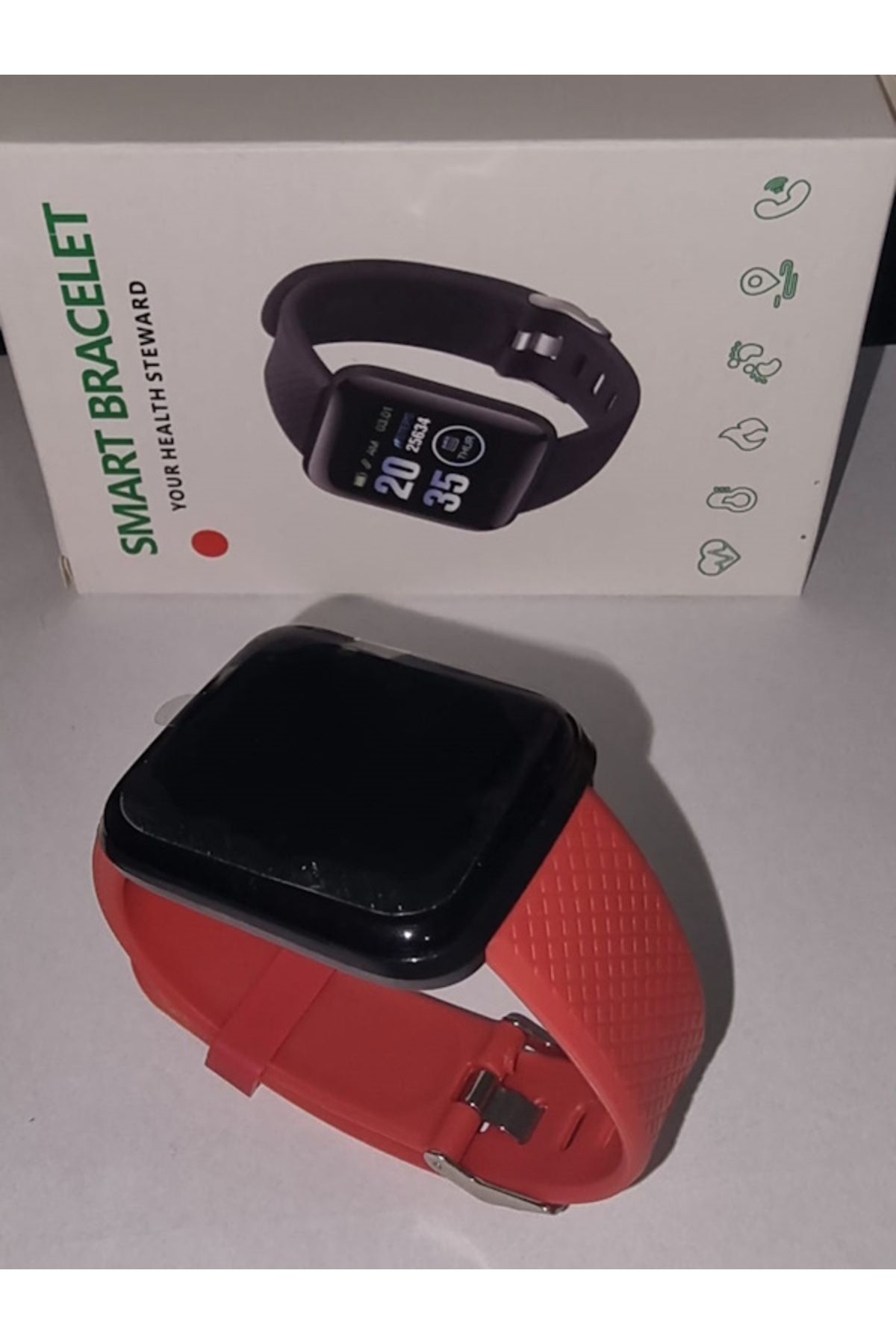 Smart BRACELET YOUR HEALTH STEWARD (BEYAZ KUTU)
