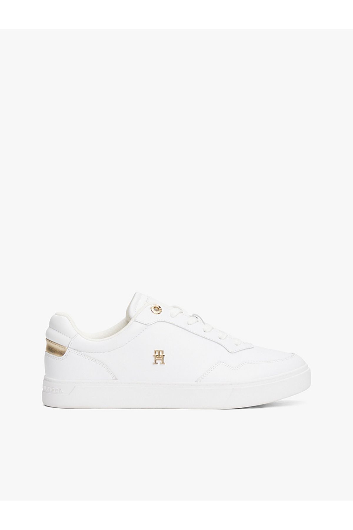 Tommy Hilfiger Leather TH Monogram Court Trainers