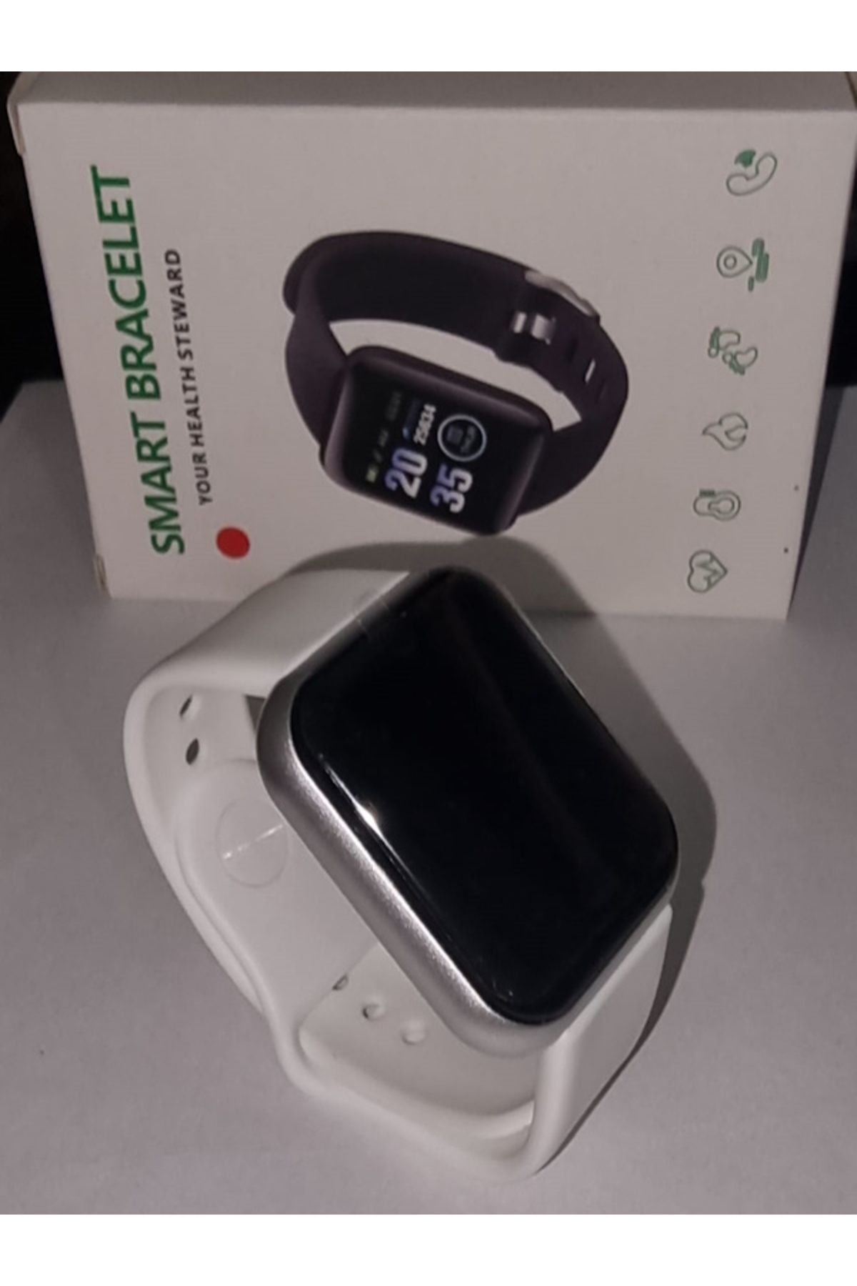Smart BRACELET YOUR HEALTH STEWARD (BEYAZ KUTU)