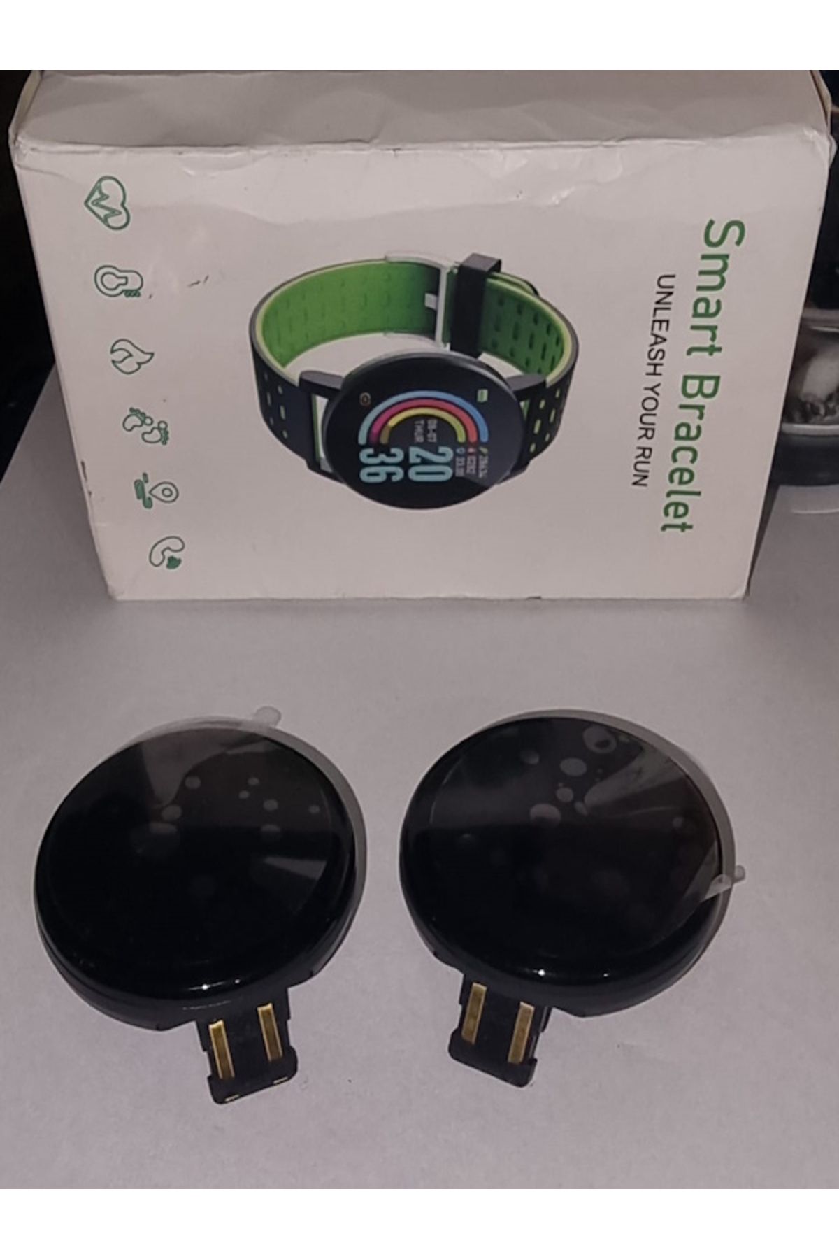 Smart BRACELET YOUR HEALTH STEWARD (YUVARLAK BEYAZ KUTU)