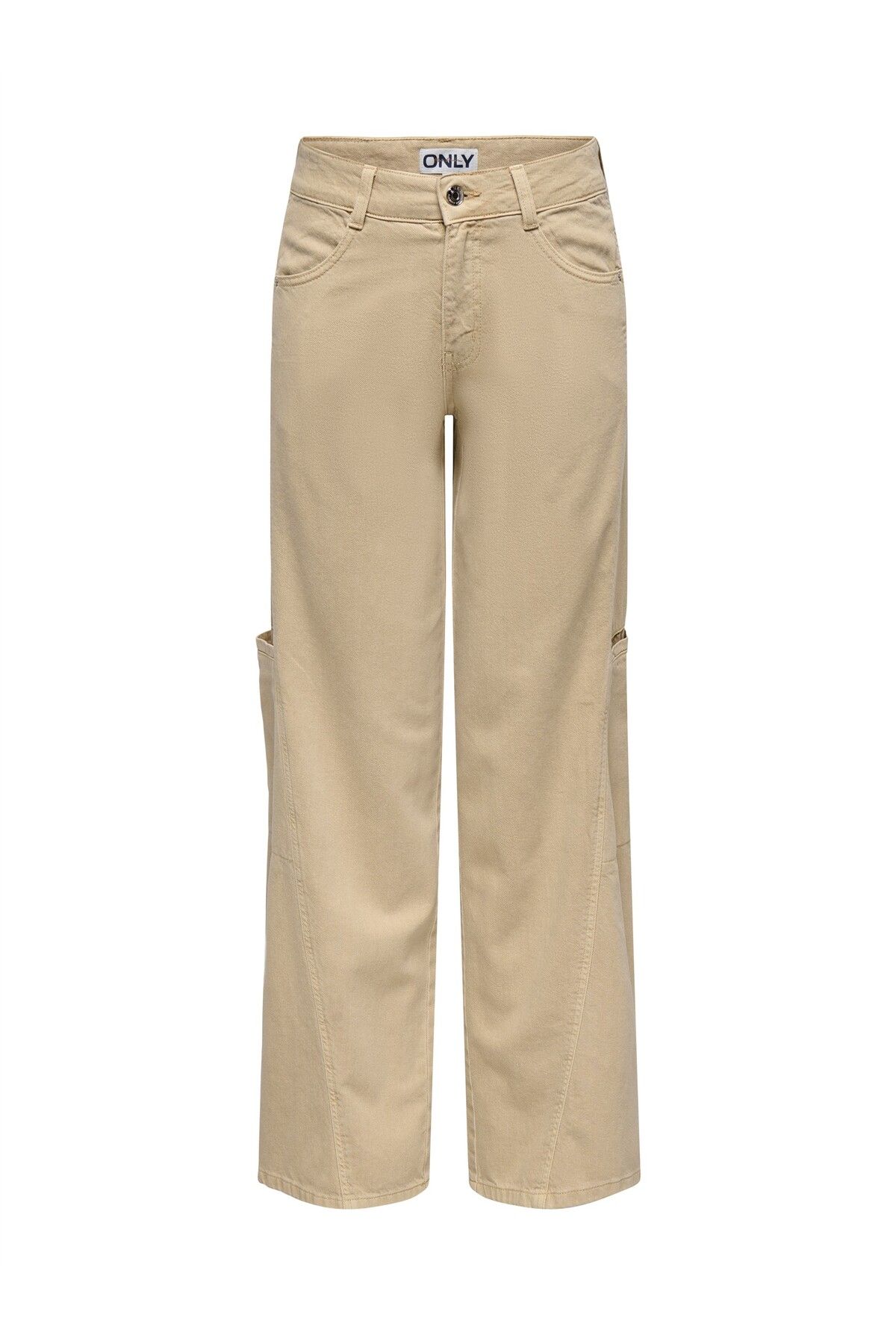 ONLY ONLPRIME HW WIDE CUT PANT CC PNT Kadın Gri Pantolon - 15338608