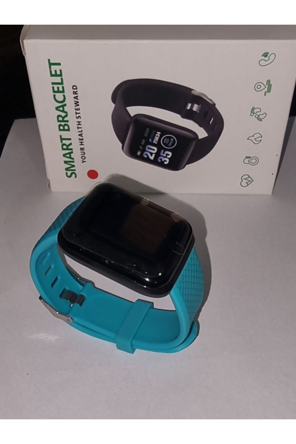 Smart BRACELET YOUR HEALTH STEWARD (BEYAZ KUTU)
