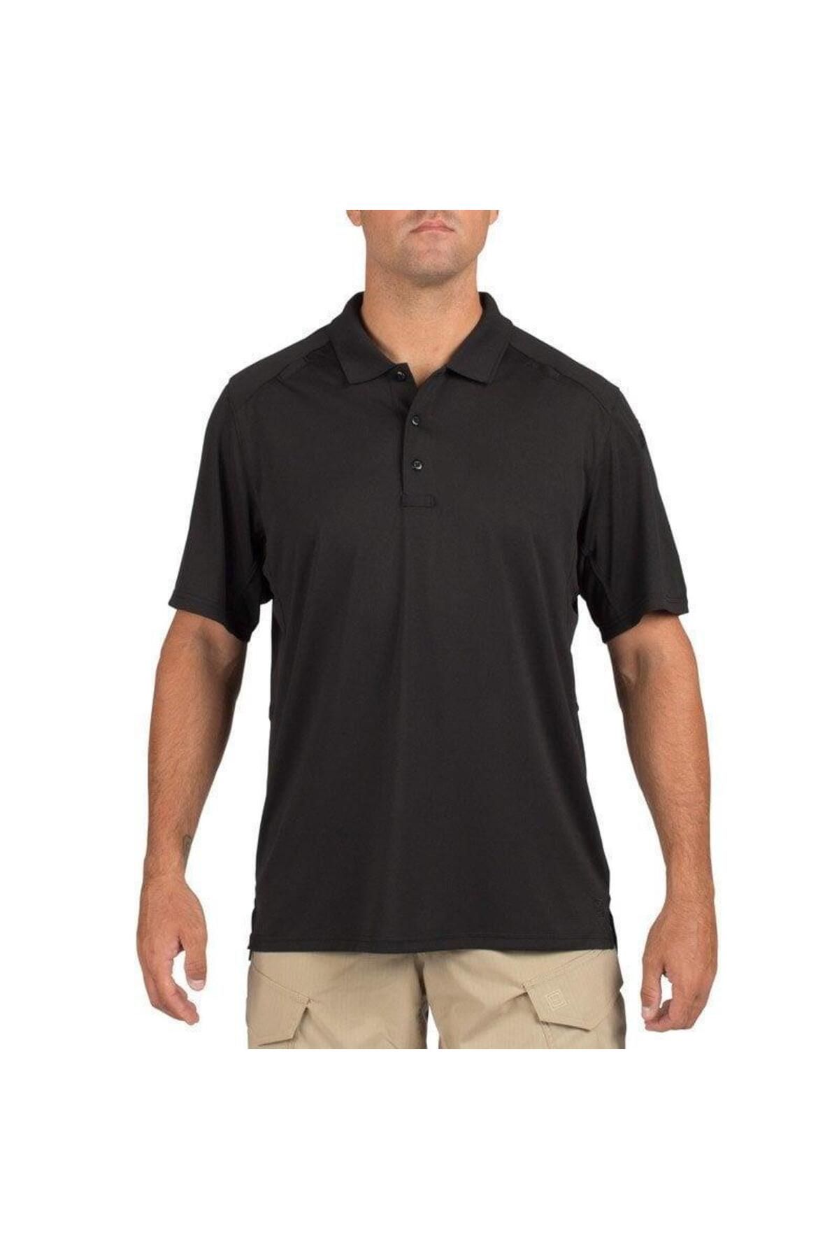 5.11 CHARCOAL S/S HELIOS POLO T-SHIRT