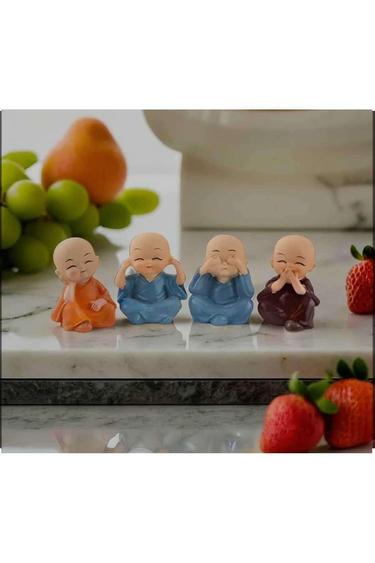 SerenityHaven ( 8 Adet ) Rengarenk 4'lü Set (GÖRMEDİM &DUYMADIM&BİLMİYORUM&DÜŞÜNMÜYORUM)