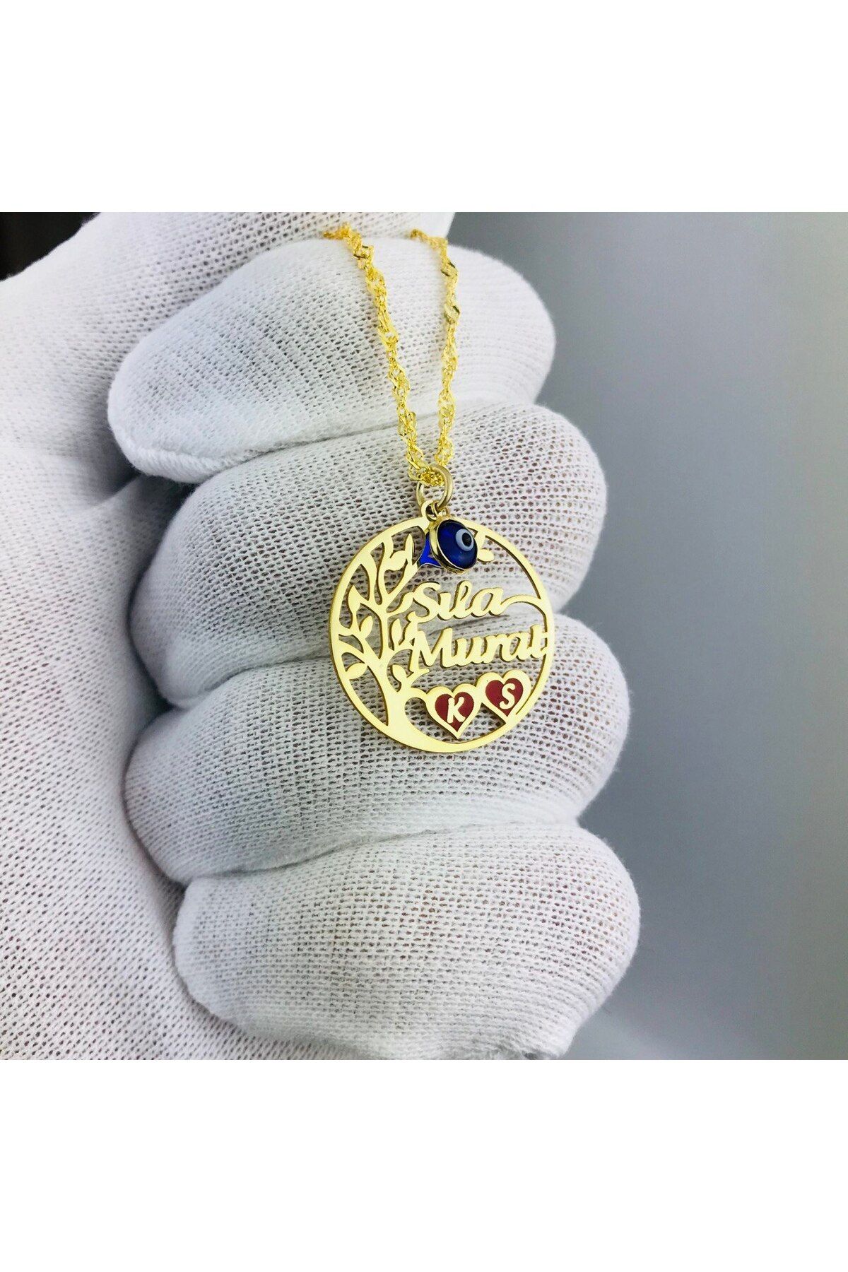 viantojewellery Hayat Ağacı 925 Ayar Gümüş Kadın Kolye