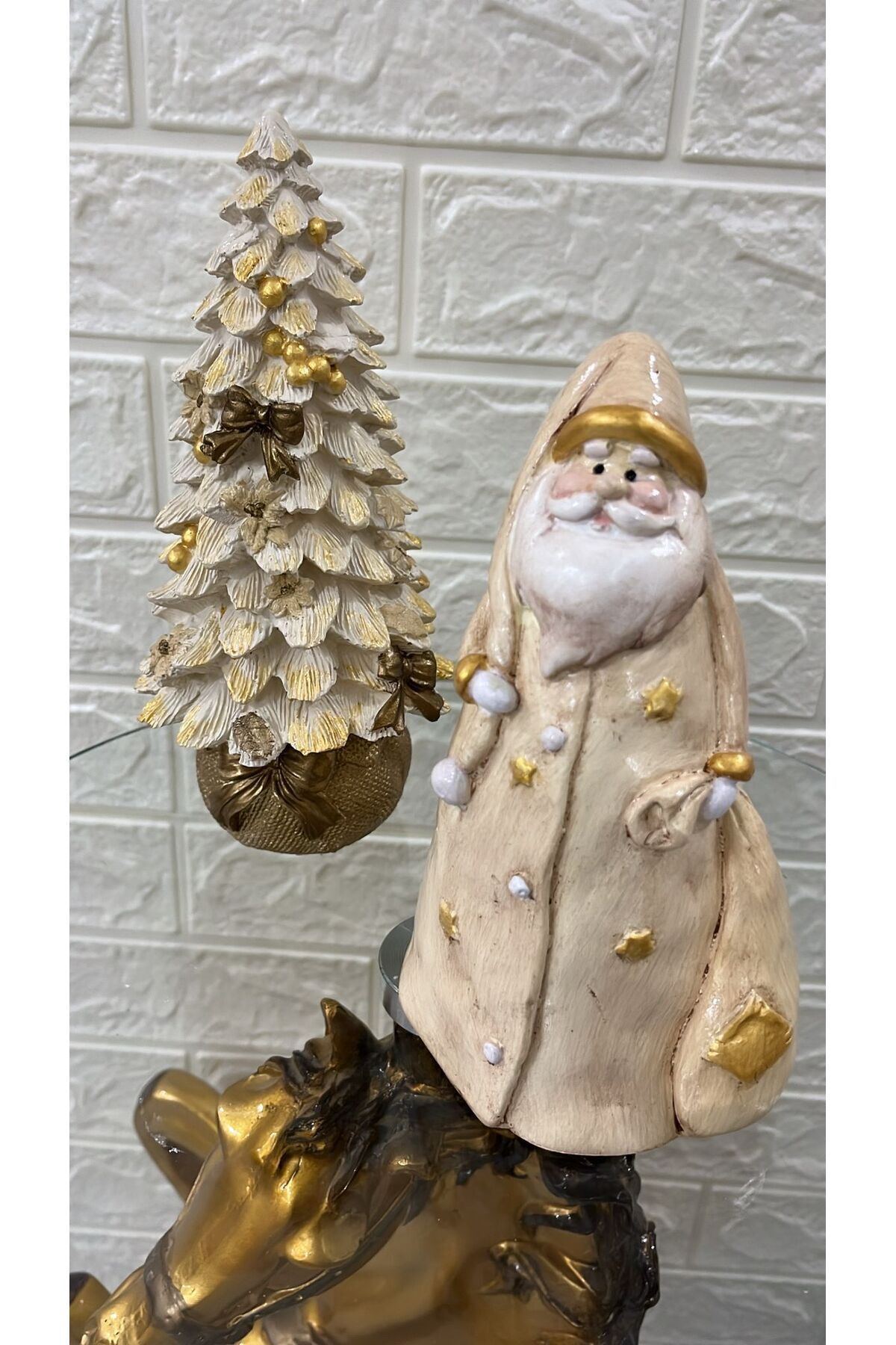 SerenityHaven Noel Baba Dekoratif Biblo