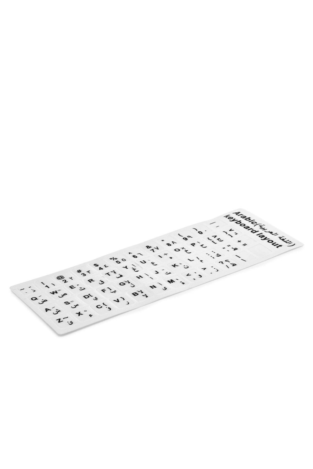 Kanonik Education Klavye Stıcker Tuş Takımı Arapça Q Beyaz HDX8261