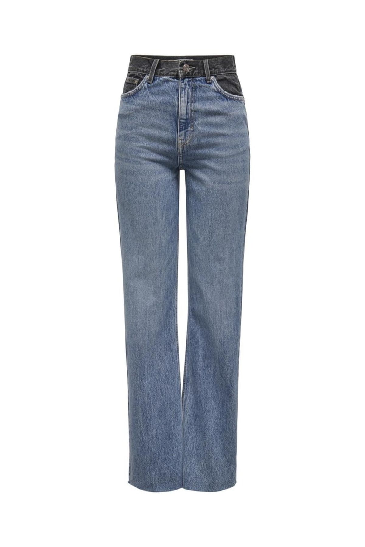 ONLY ONLCAMILLE HW WIDE REWORKED DNM AKM Kadın Mavi Jean - 15329870