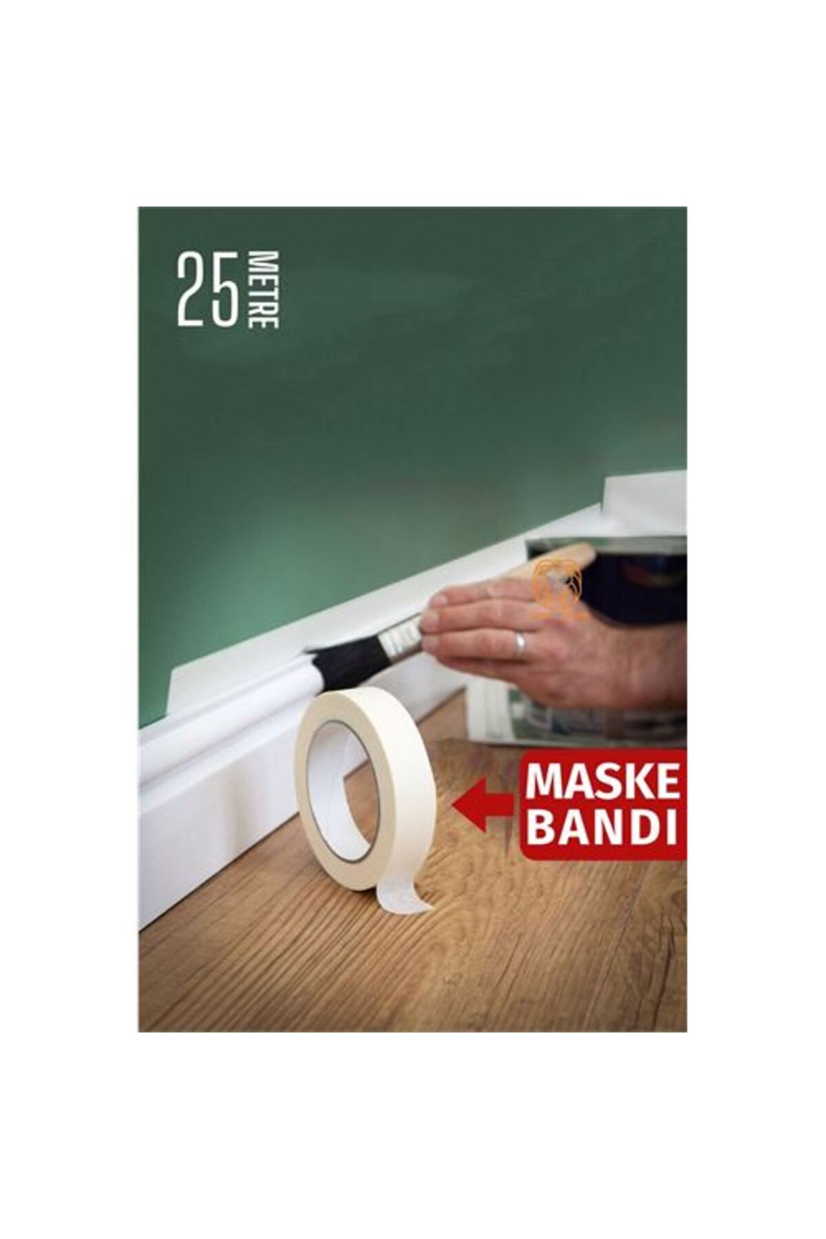 Kanonik Education Maskeleme Bandı 25 Metre Çıkarılabilir Boyacı Bandı
