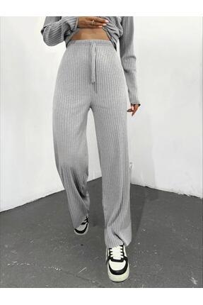 esmelstore Fitilli Bol Paça Kaşkorse Pantolon