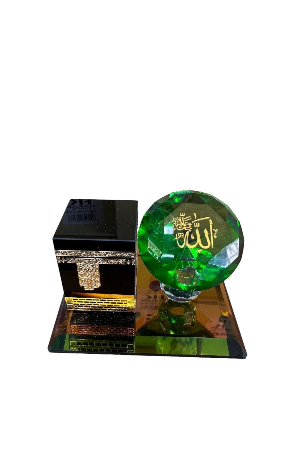 SerenityHaven KABELİ CAM BİBLO ALLAH (C.C) LAFIZLI